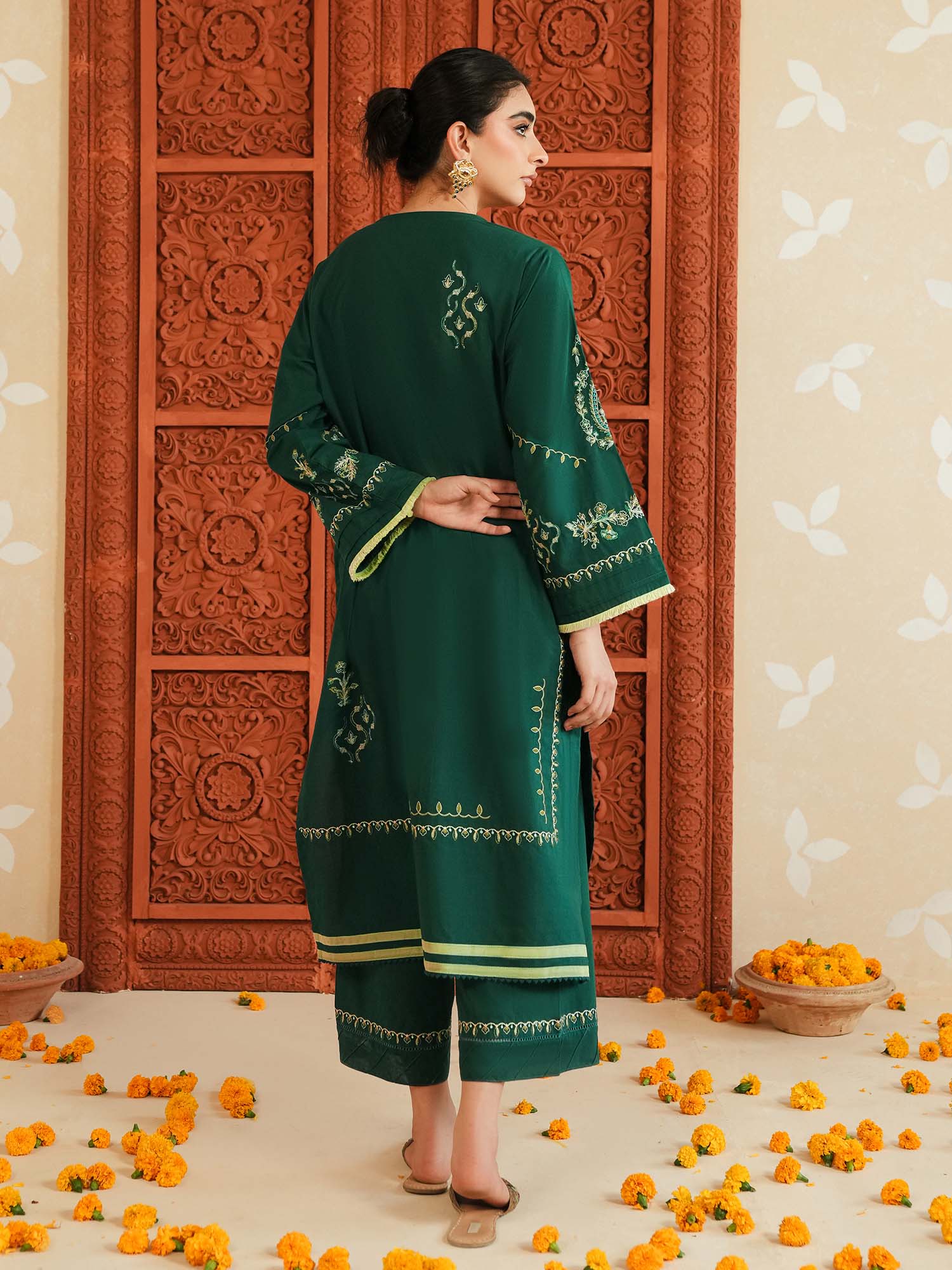 2-Piece Embroidered Set