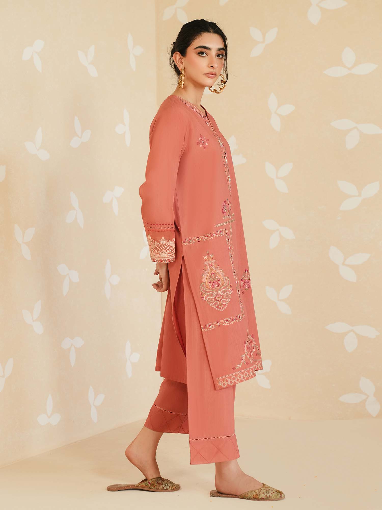 2-Piece Embroidered Set