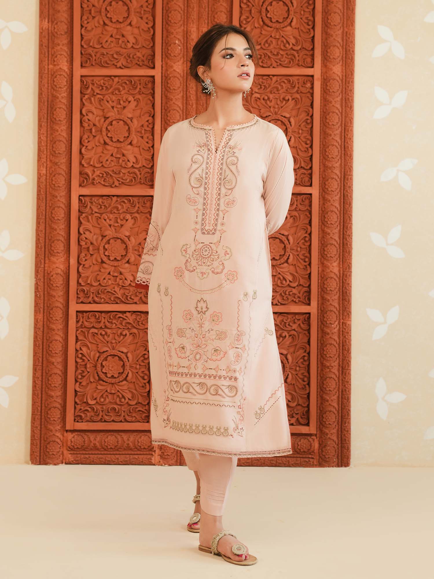 2-Piece Embroidered Set