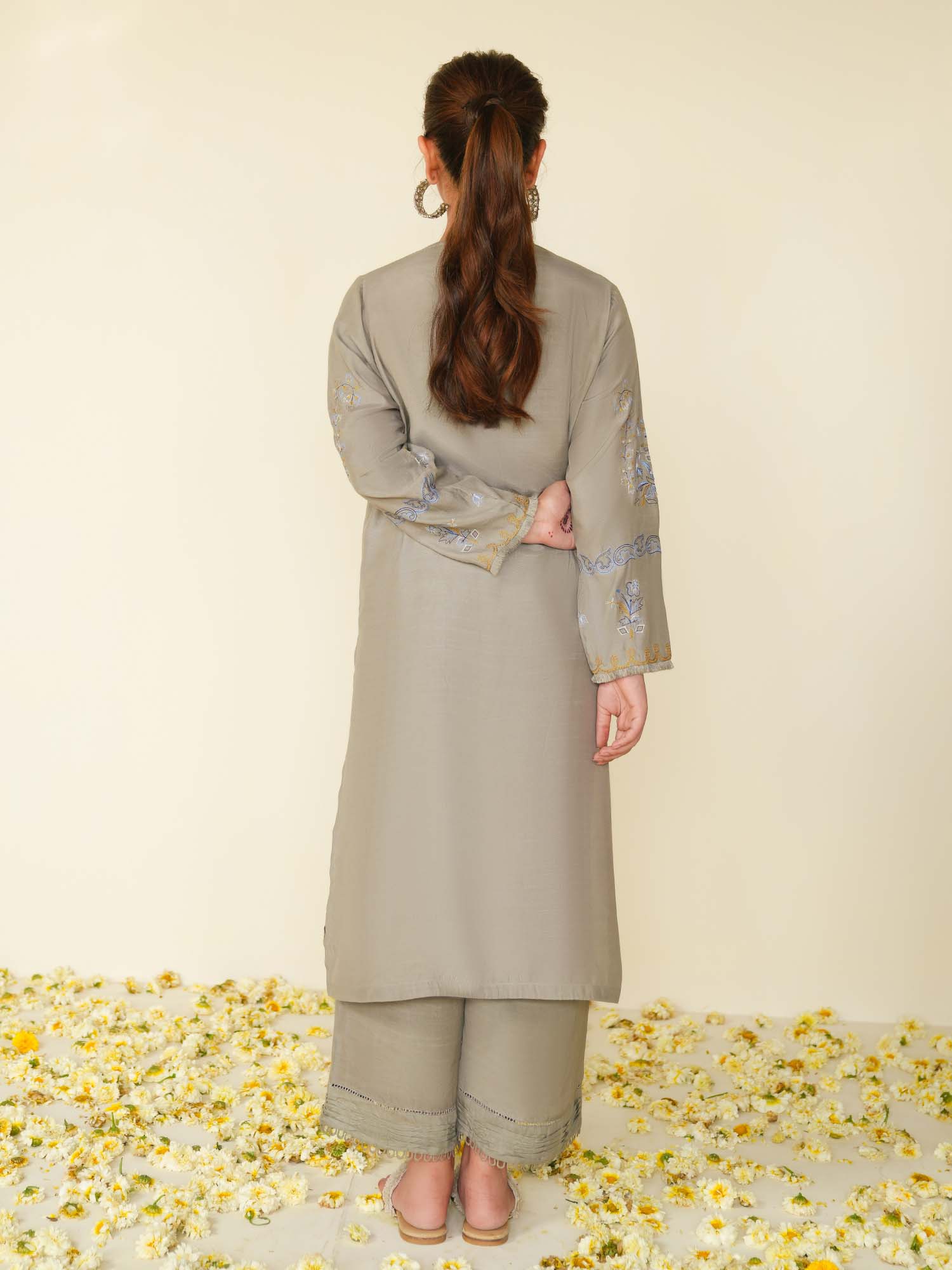 2-Piece Embroidered Set