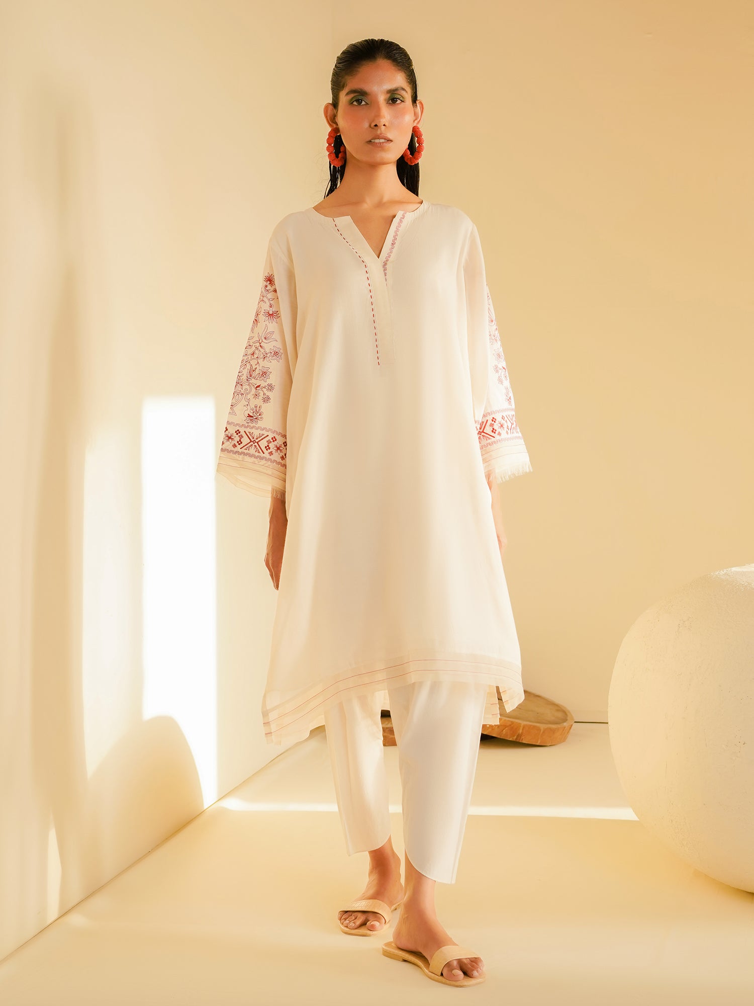Embroidered Kurta | Mishkaa