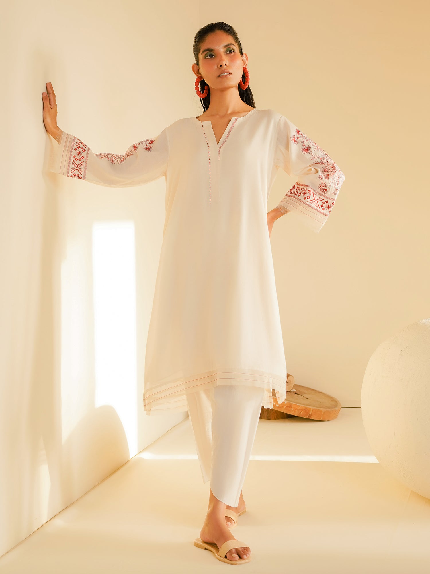 Embroidered Kurta | Mishkaa
