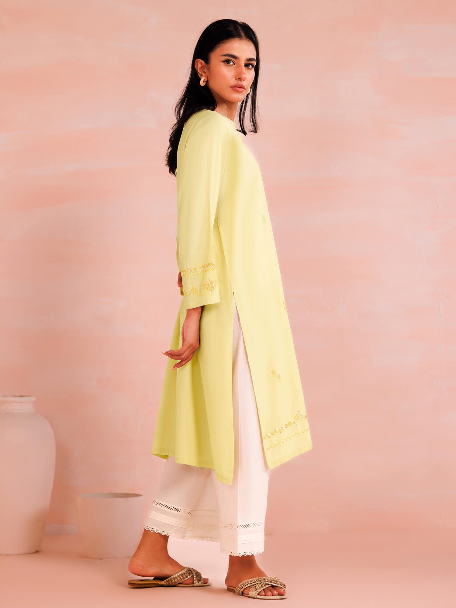 Embroidered Kurta