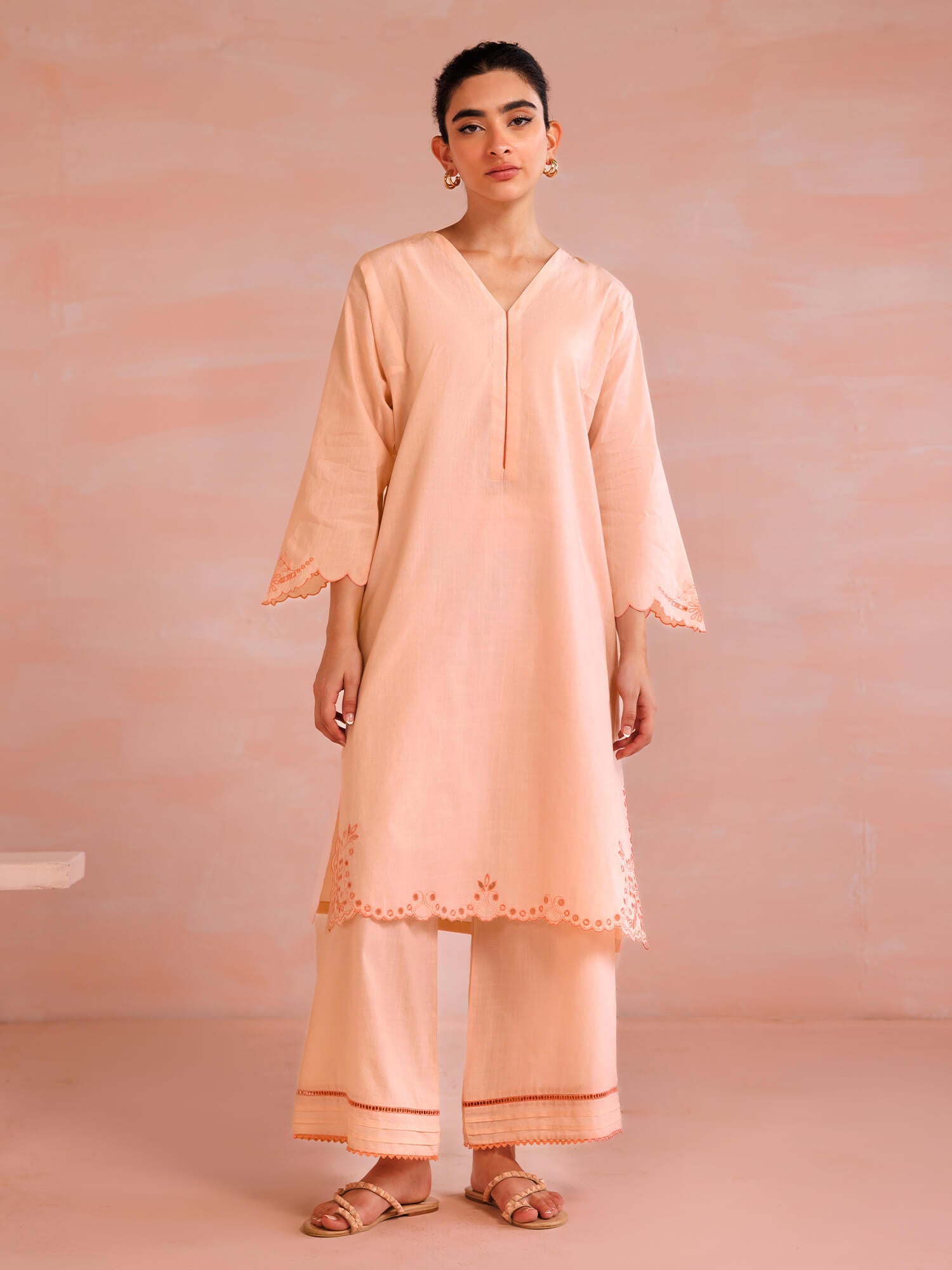 2-Piece Embroidered Set