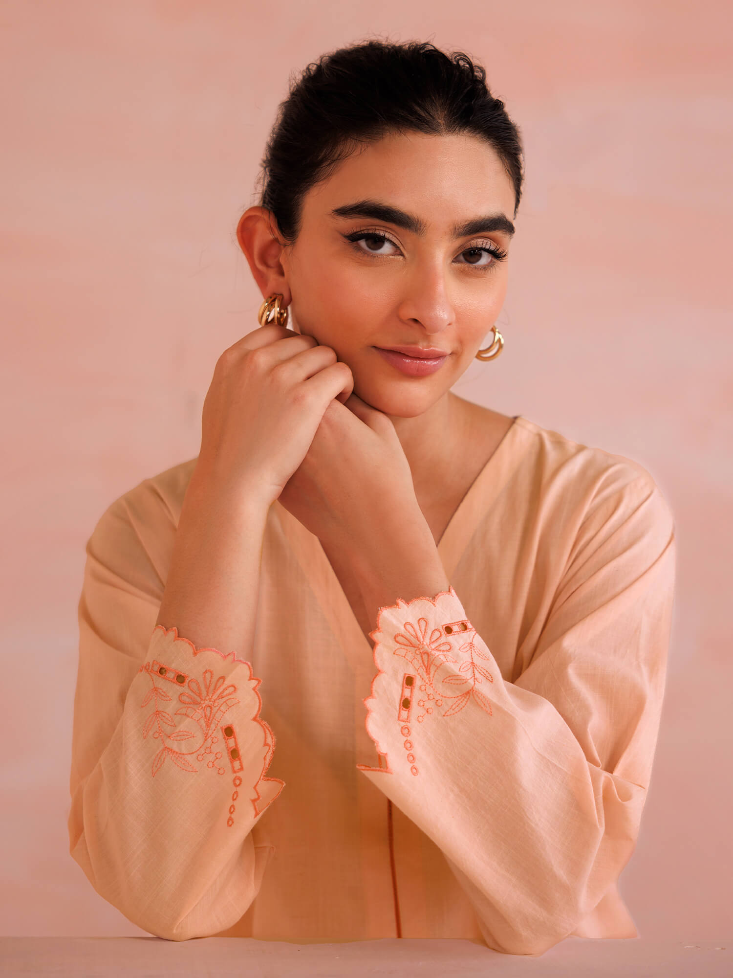 2-Piece Embroidered Set