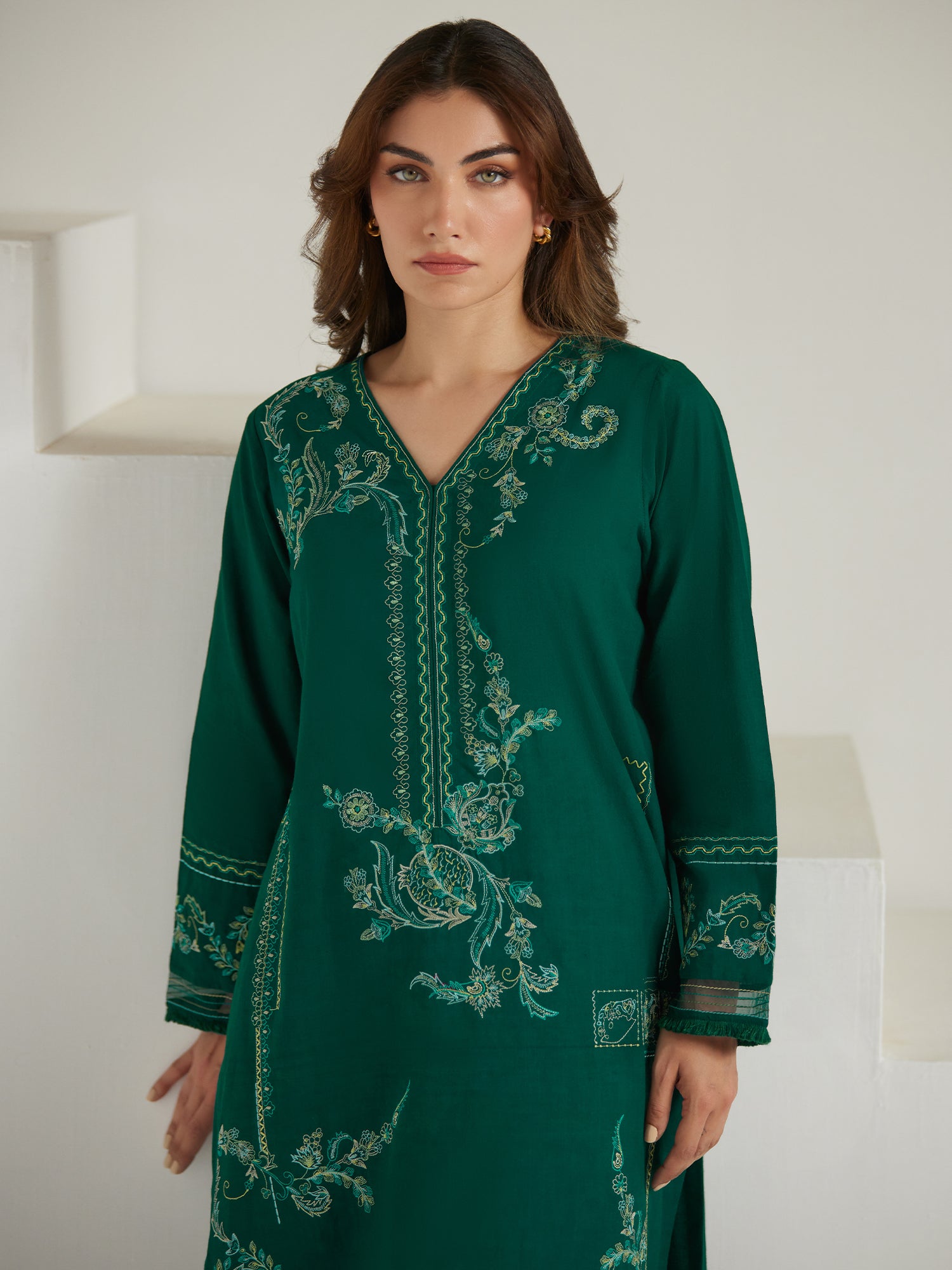 2-Piece Embroidered Set