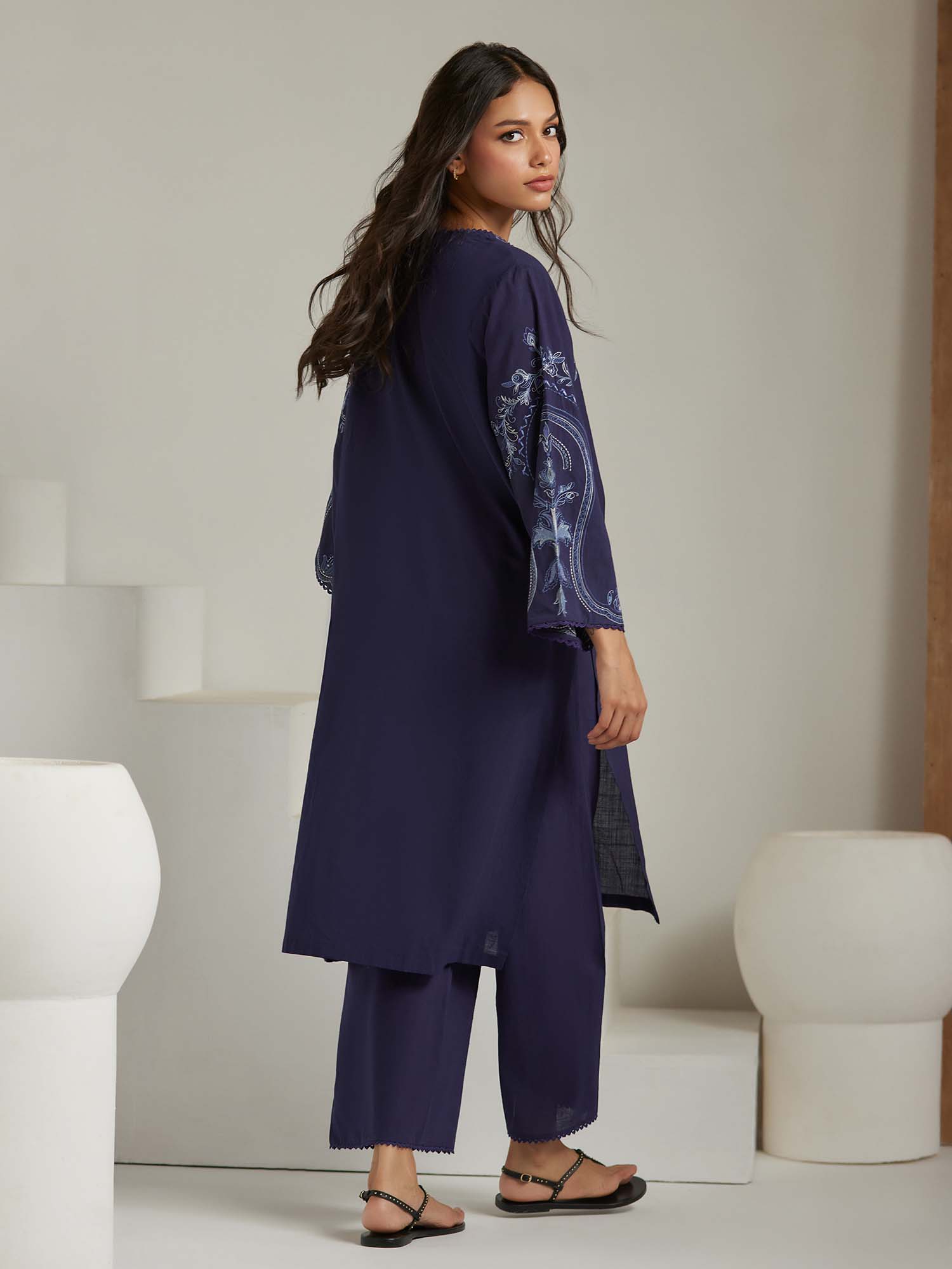 2-Piece Embroidered Set