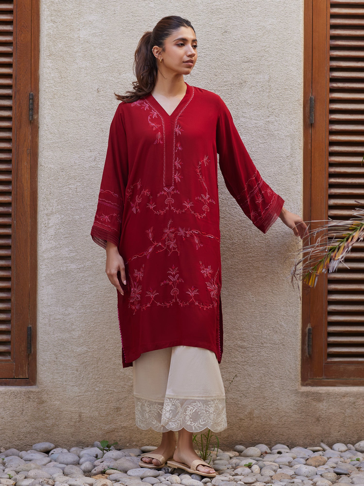 Embroidered Kurta