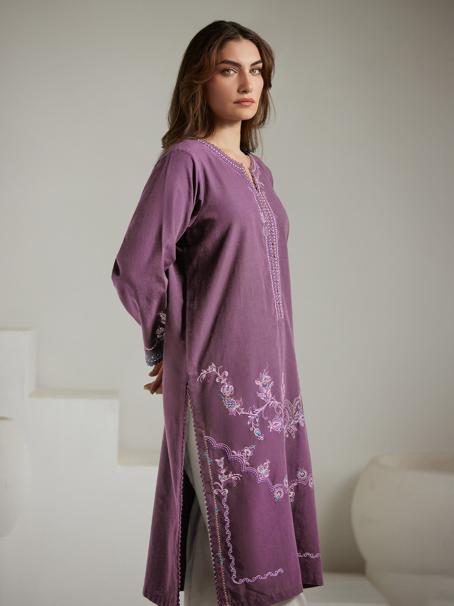 Embroidered Kurta