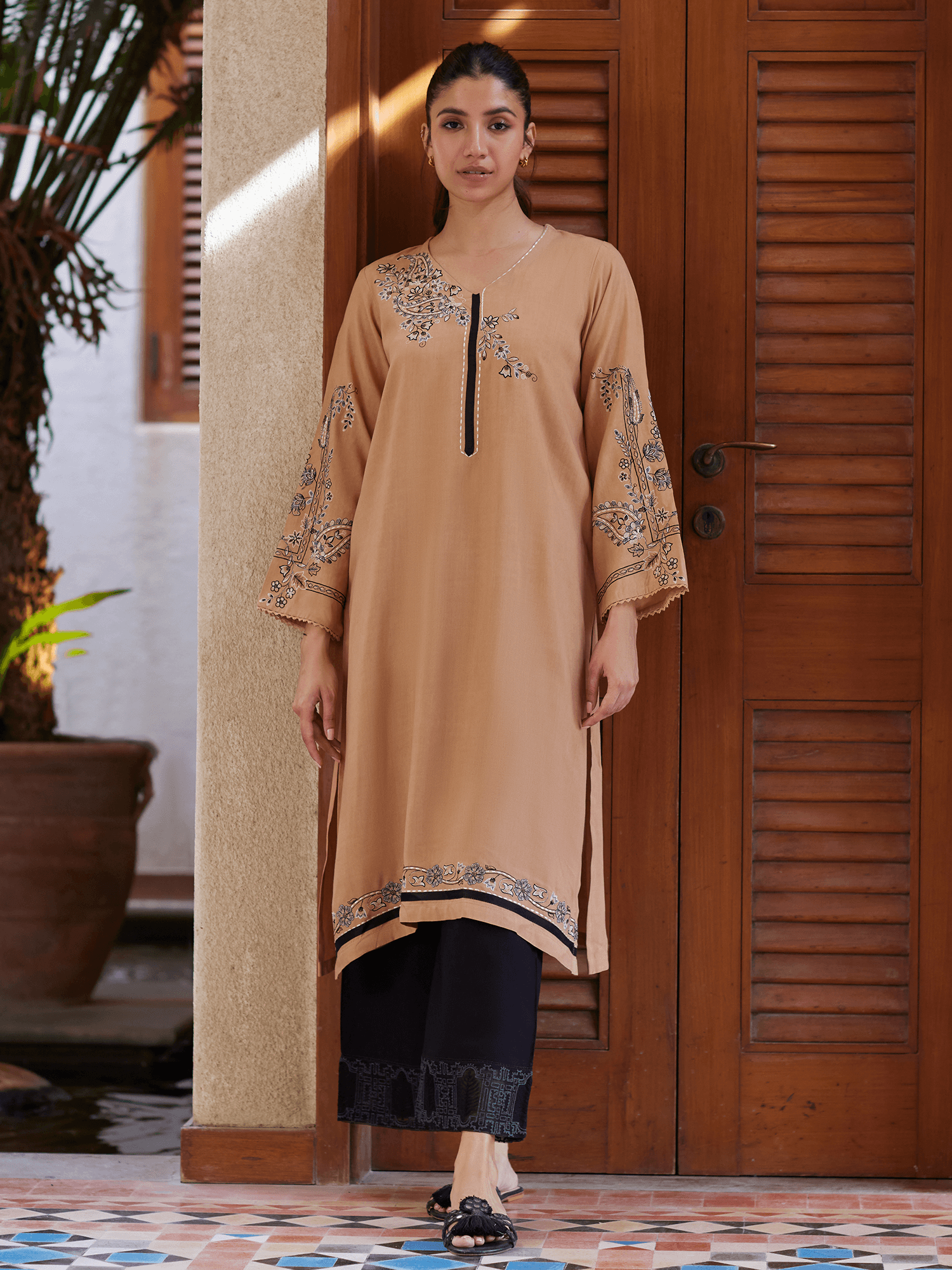 Embroidered Kurta