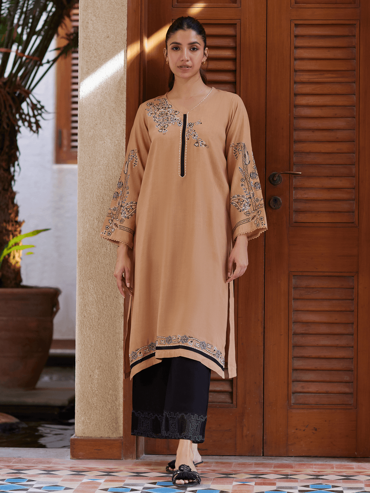 Embroidered Kurta