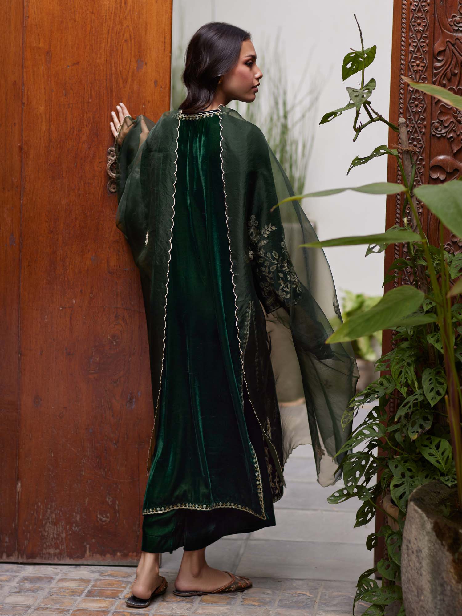 2-Piece Embroidered Set