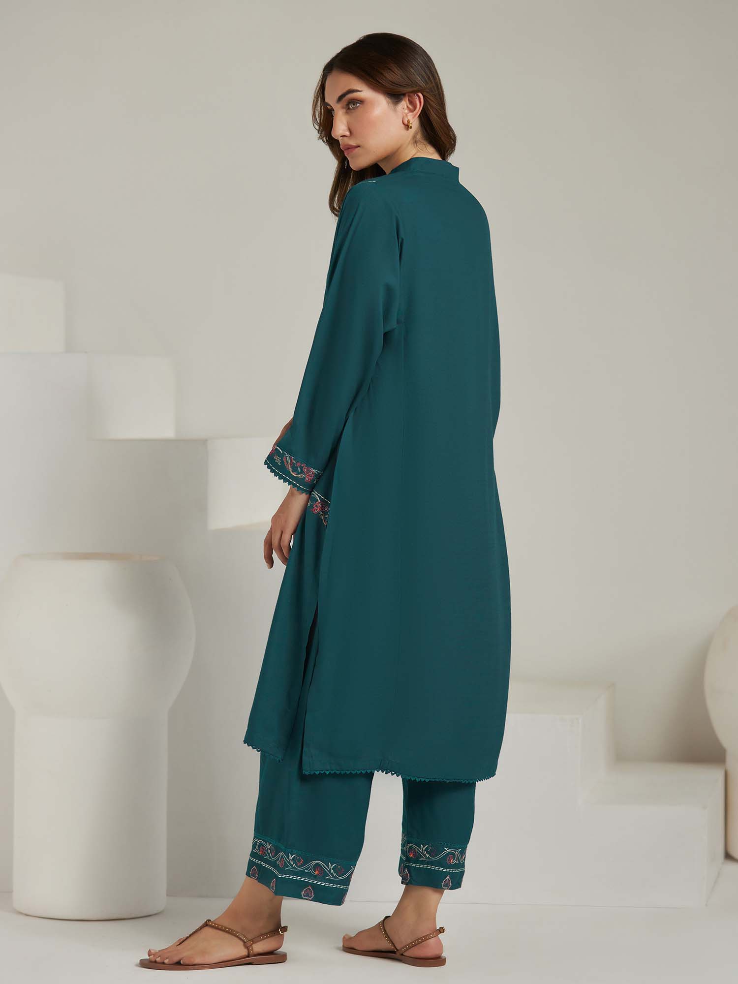 2-Piece Embroidered Set