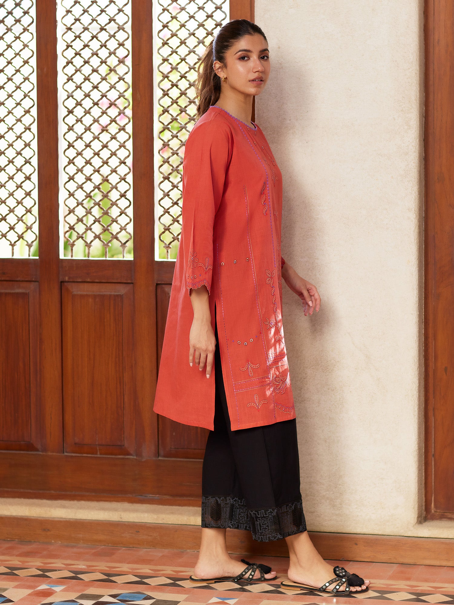 Embroidered Kurta