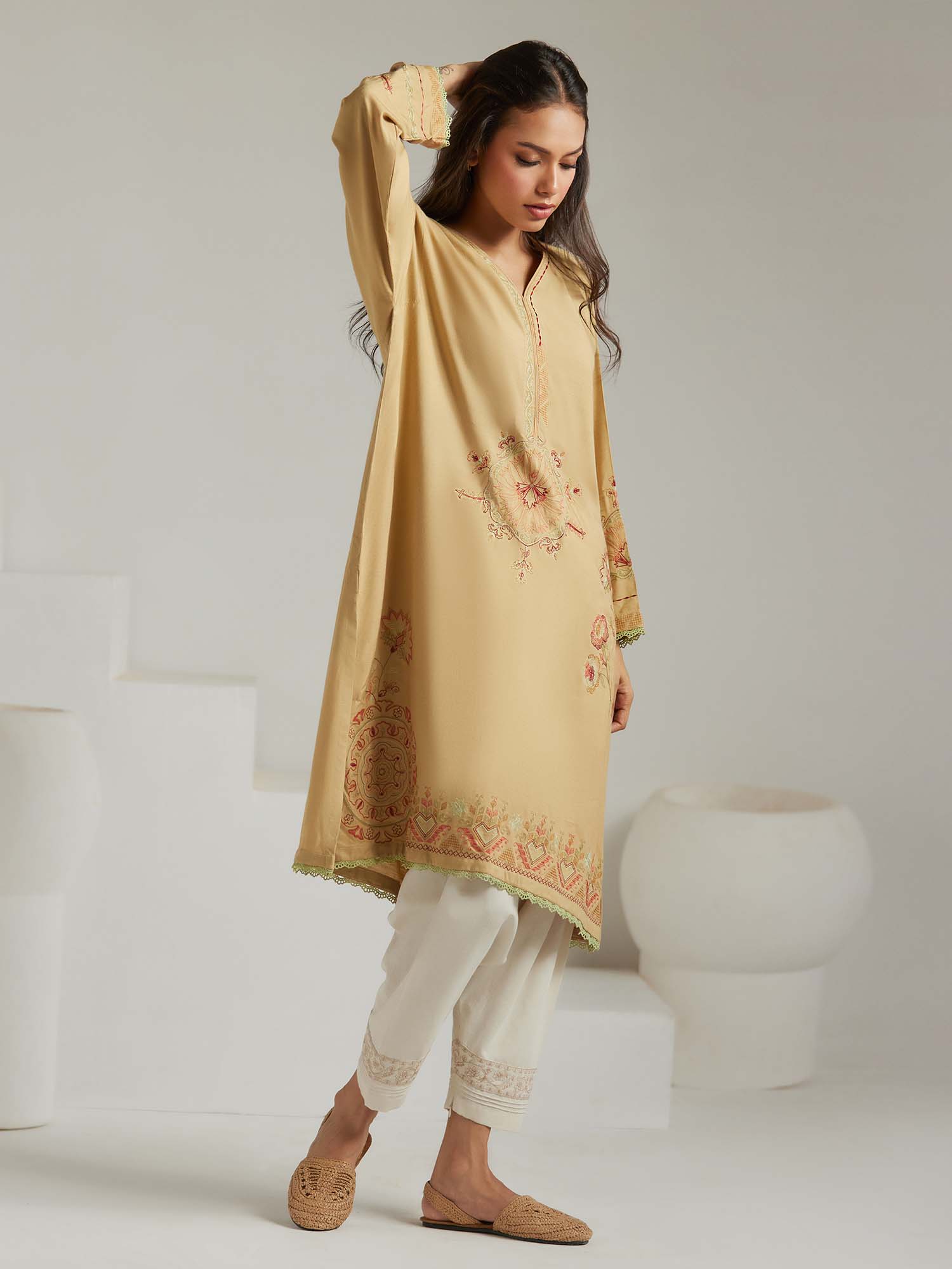 Embroidered Kurta