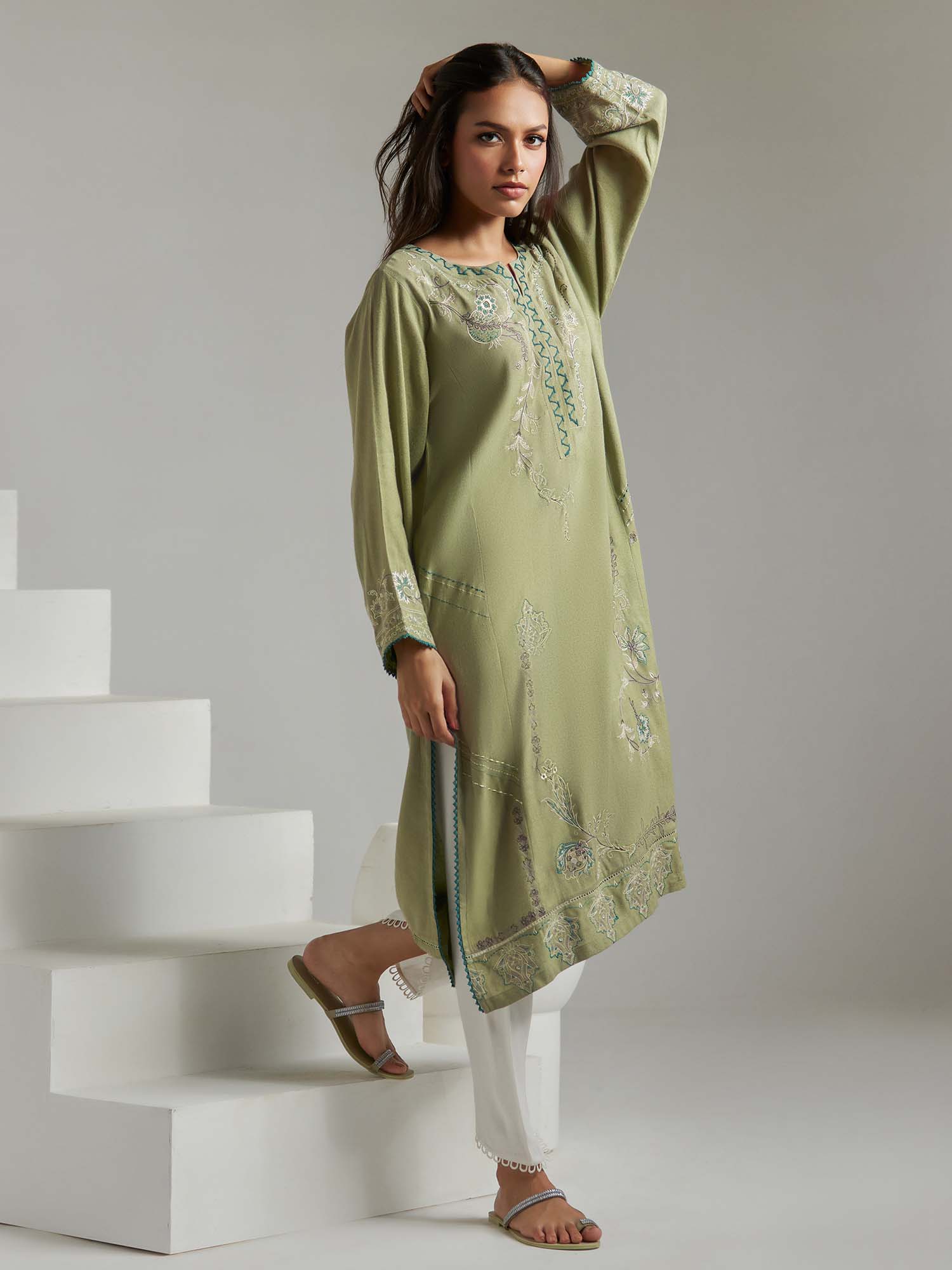 Embroidered Kurta