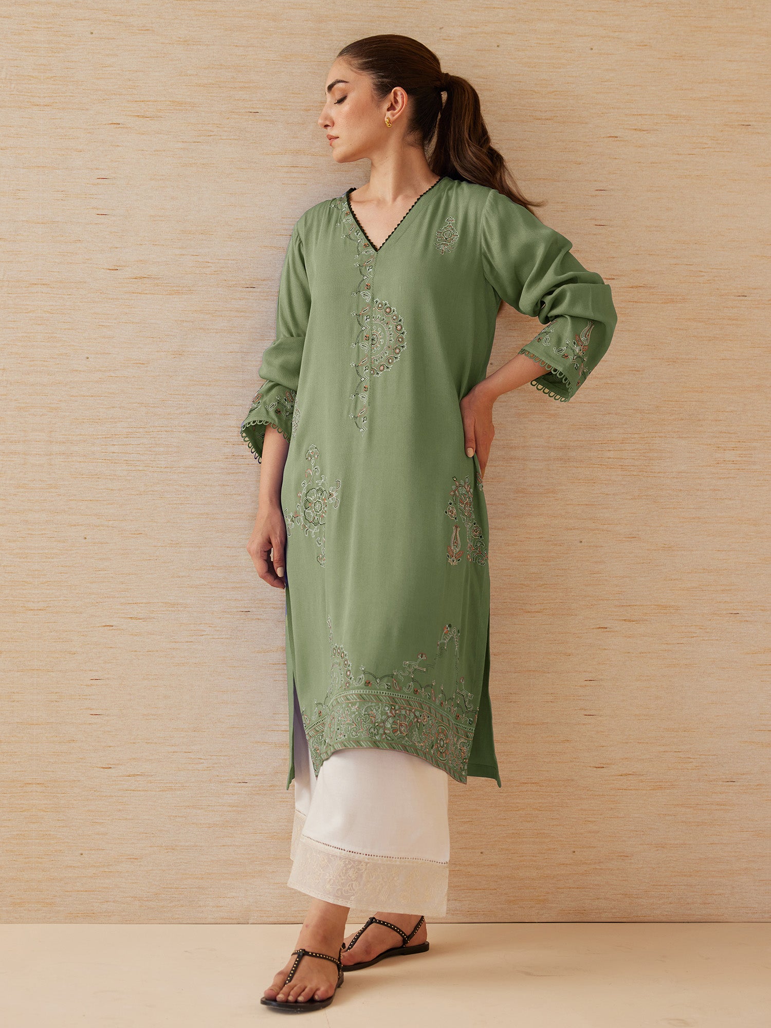 Embroidered Kurta