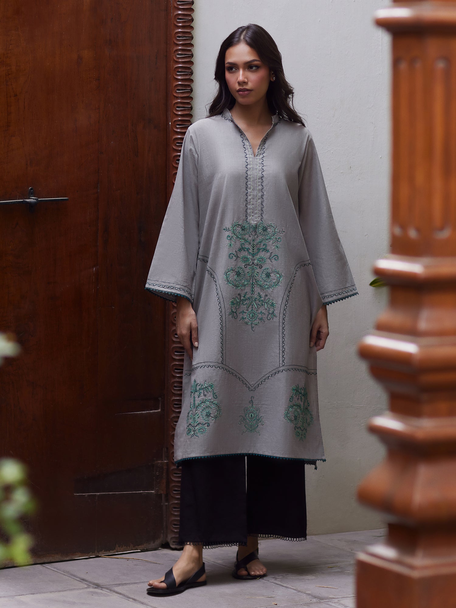 Embroidered Kurta