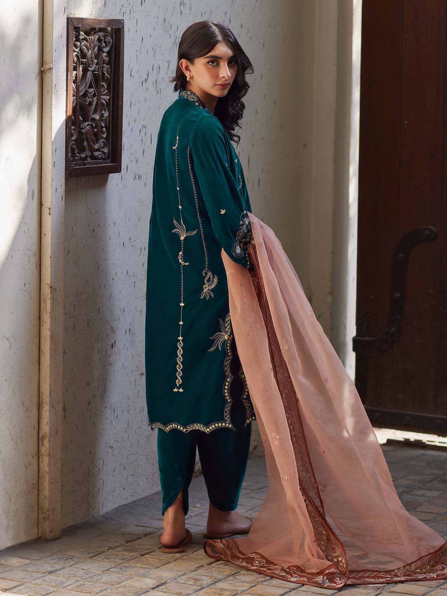 2-Piece Embroidered Set