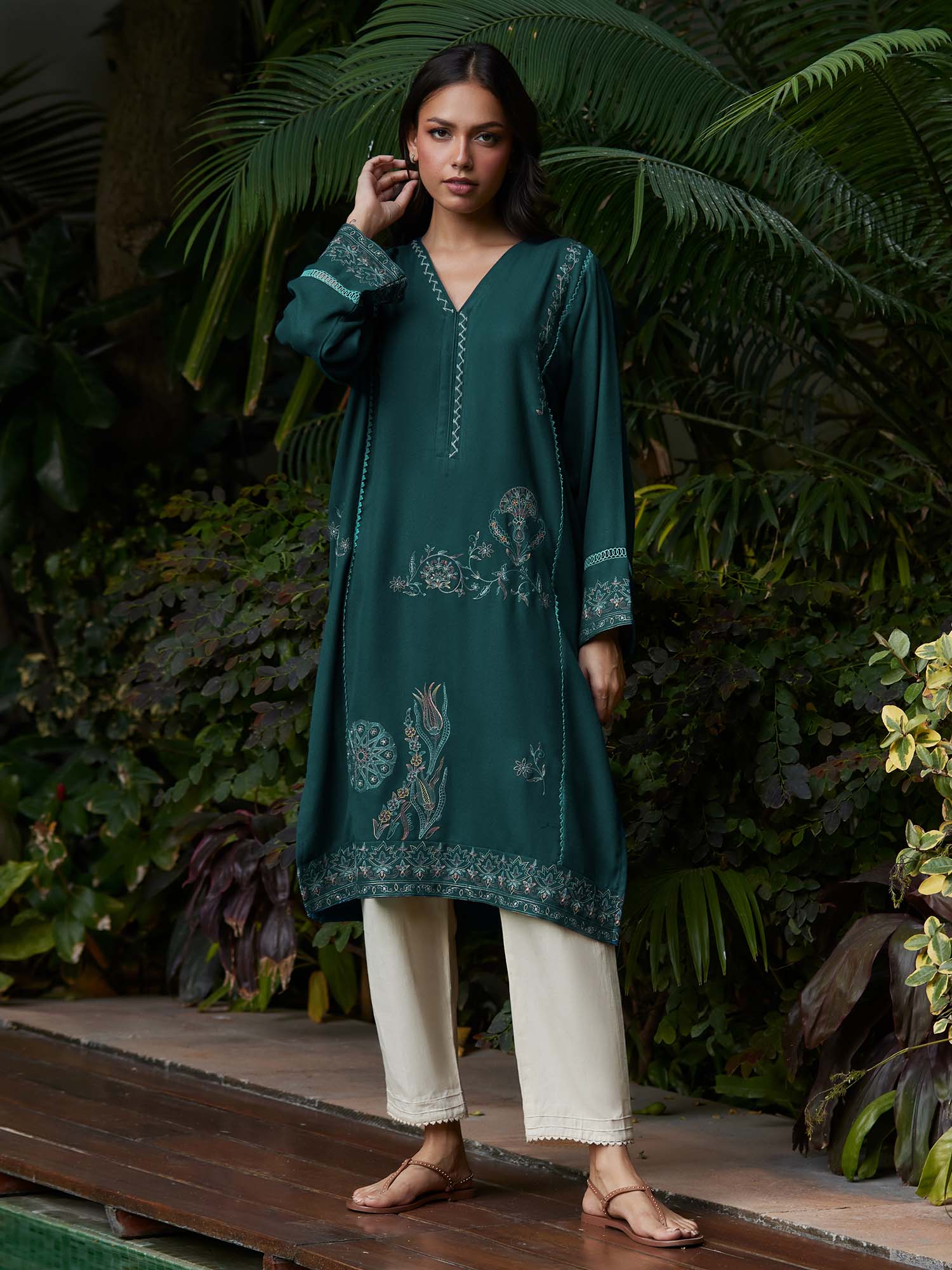 Embroidered Kurta