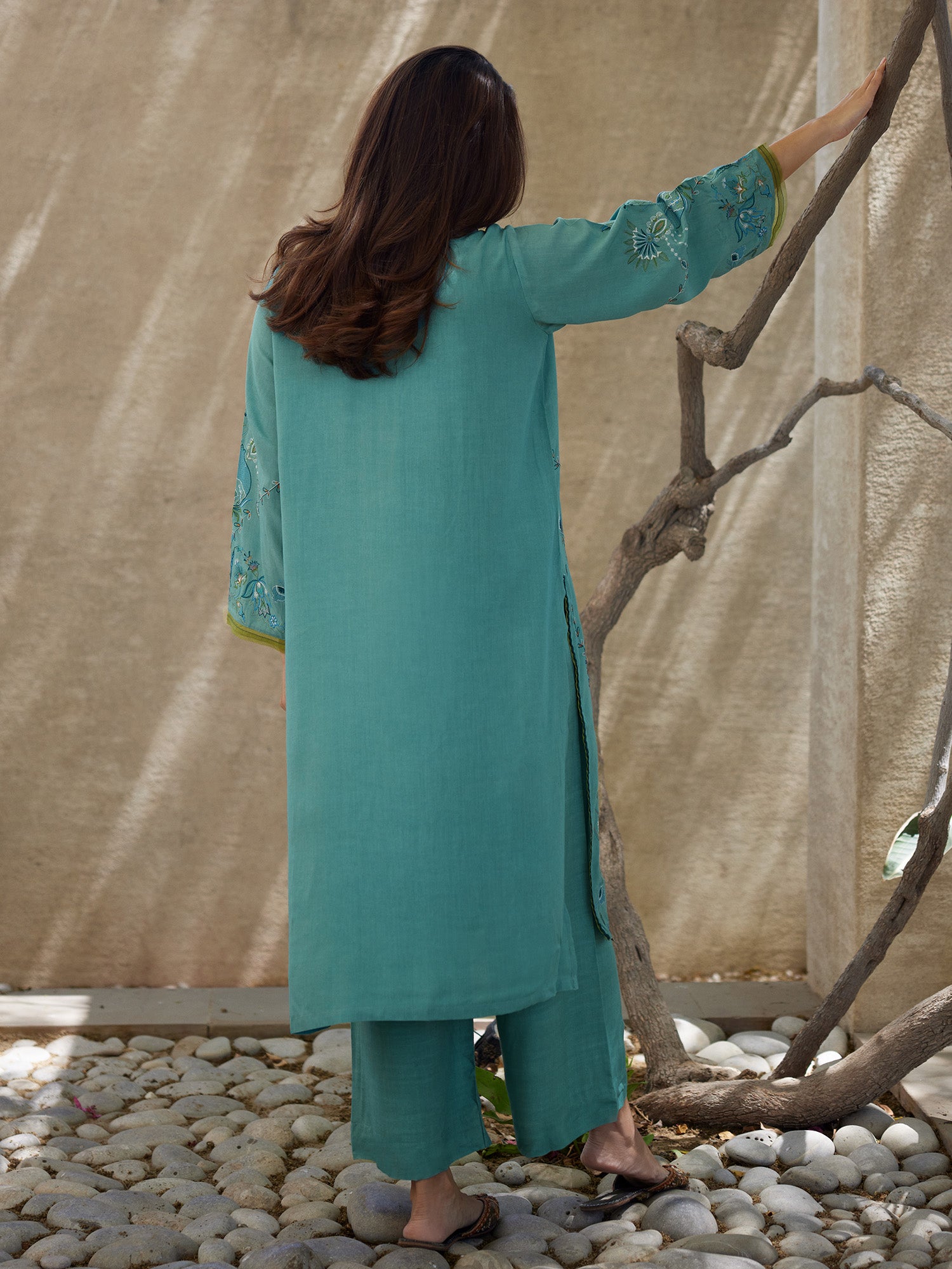 2-Piece Embroidered Set