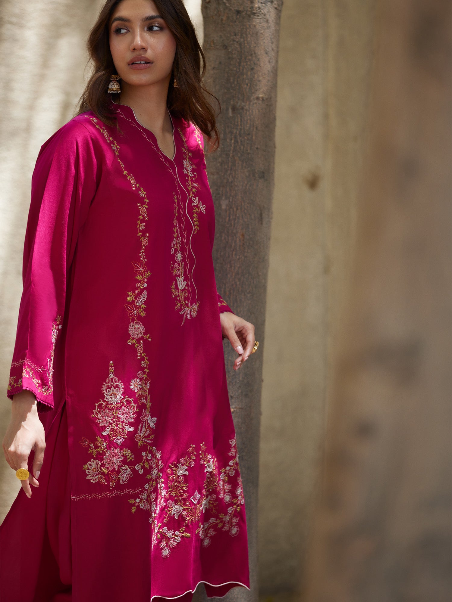2-Piece Embroidered Set