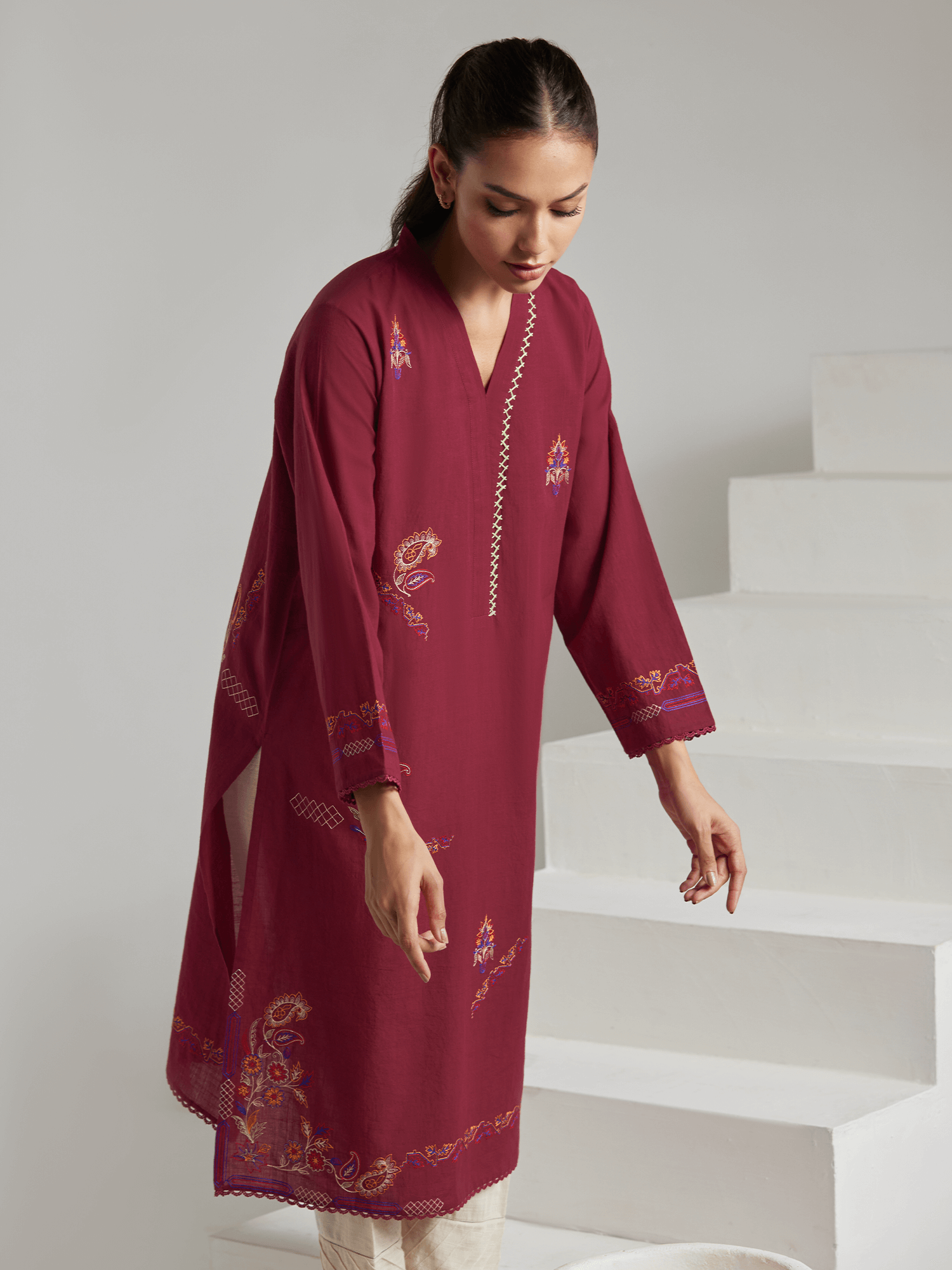 Embroidered Kurta