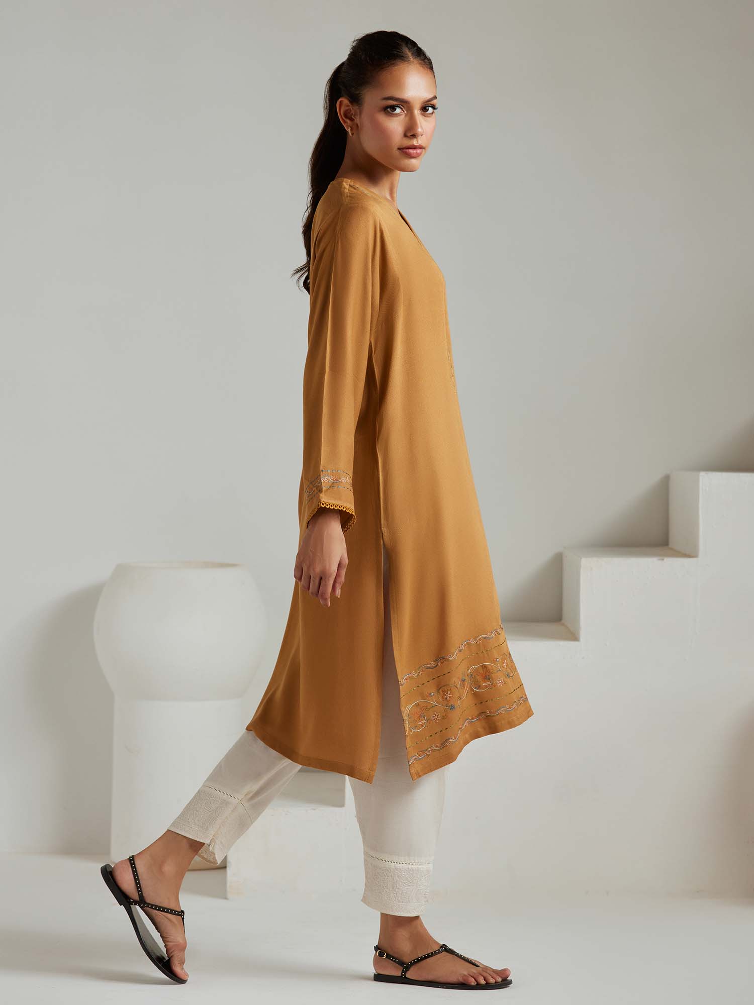 Embroidered Kurta