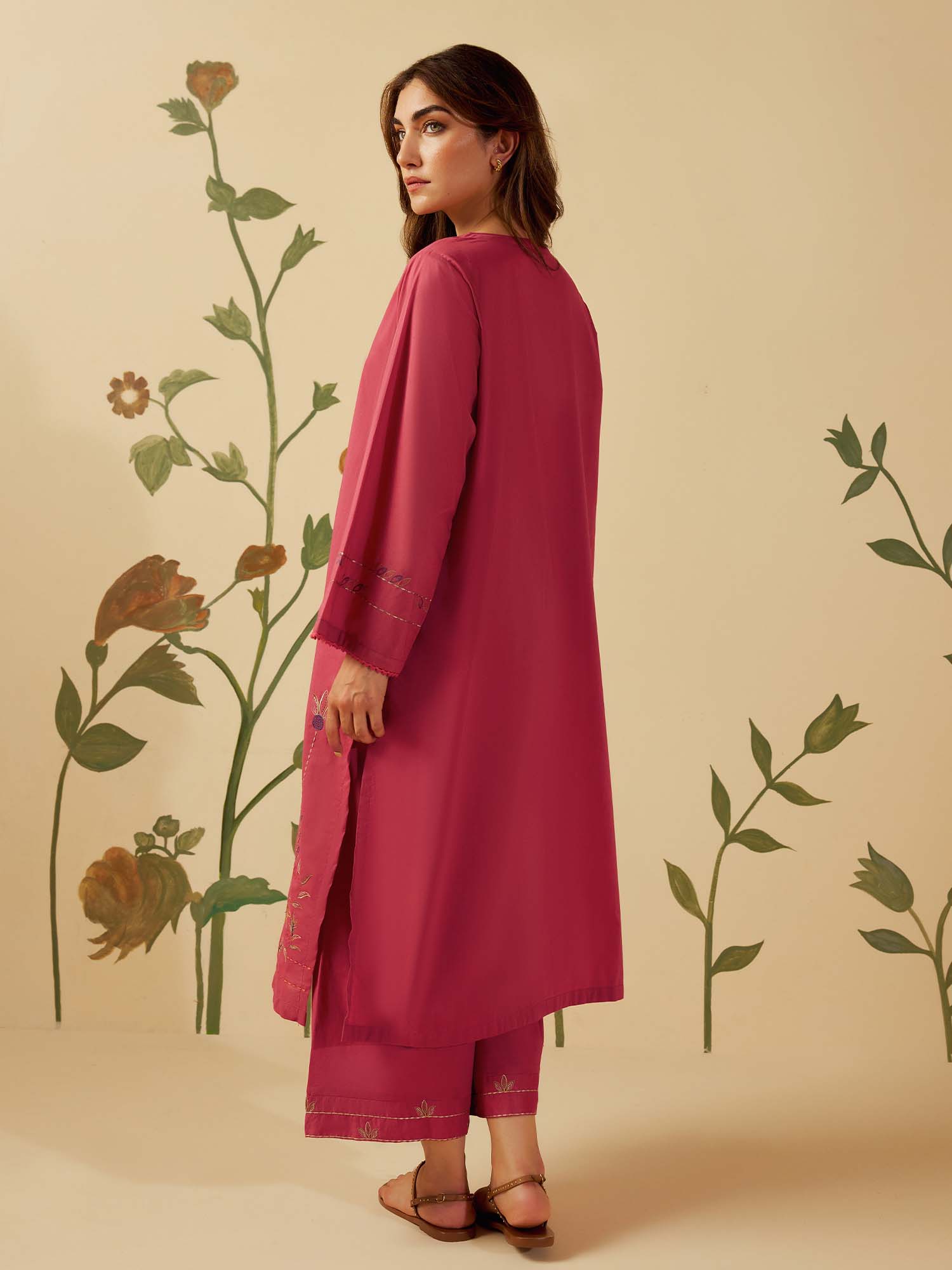 2-Piece Embroidered Set