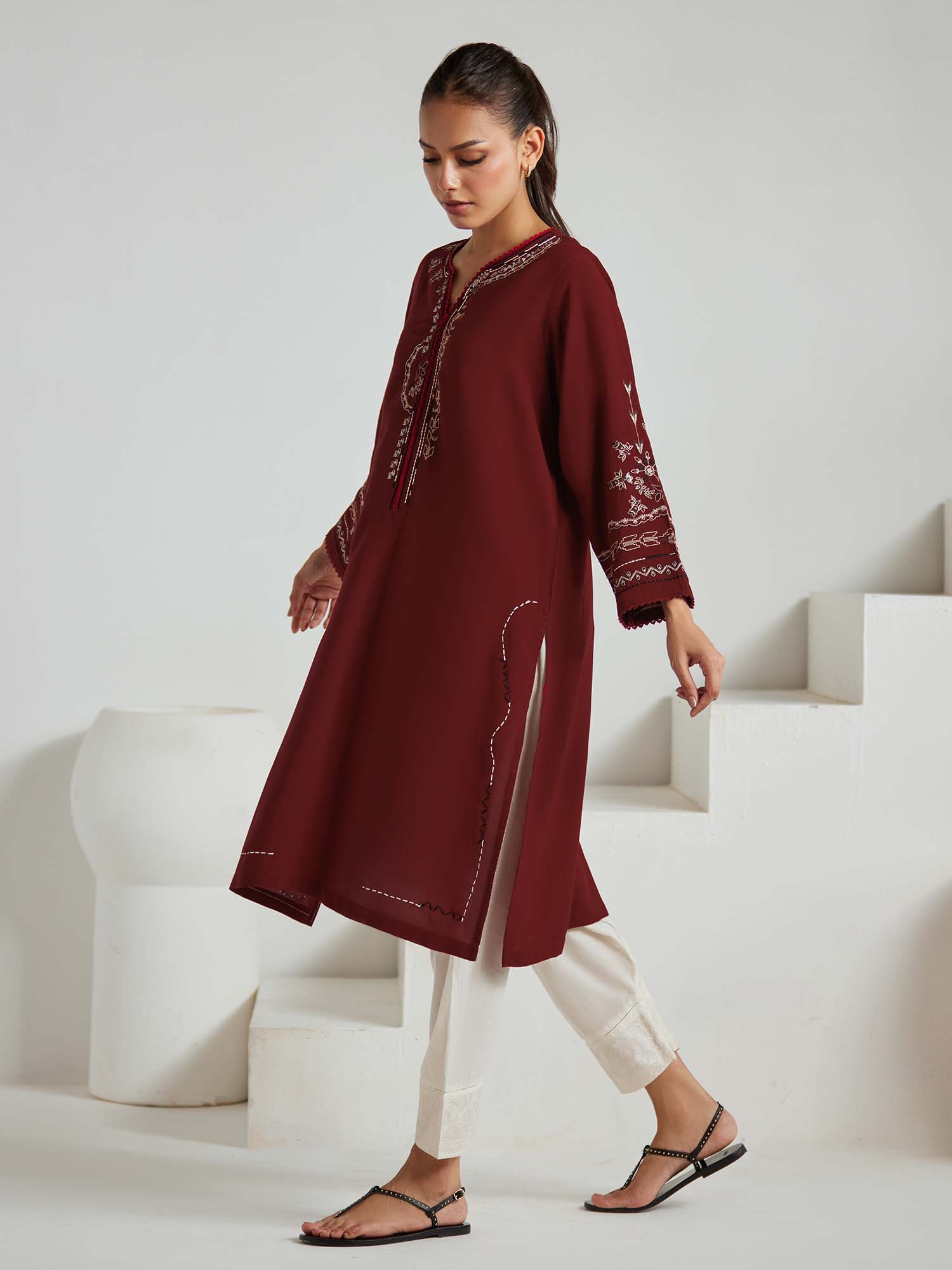 Embroidered Kurta