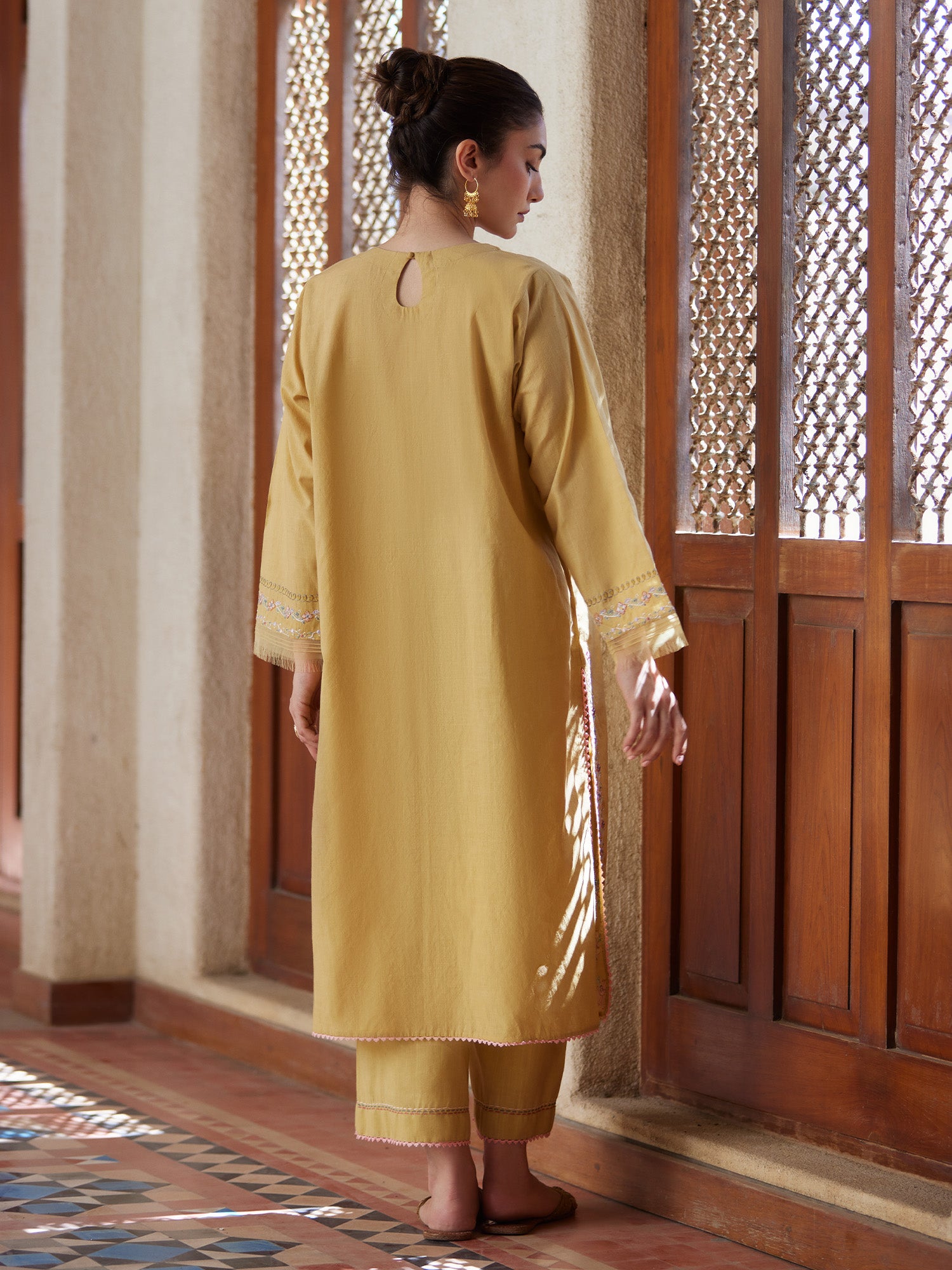 2-Piece Embroidered Set