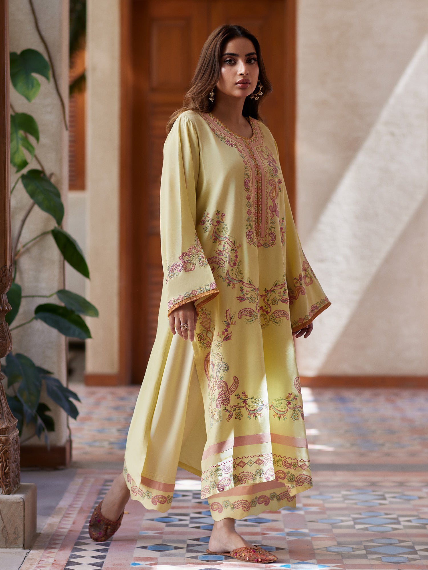 2-Piece Embroidered Set