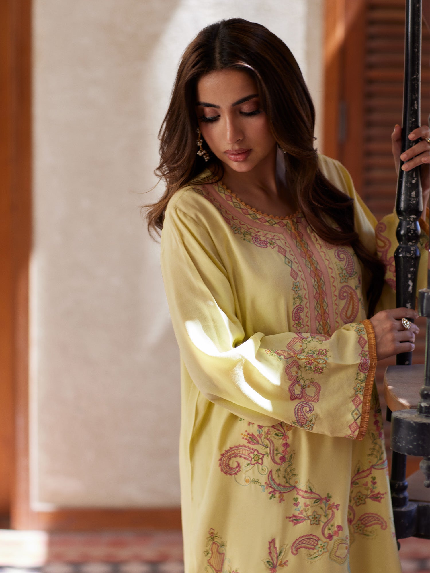 2-Piece Embroidered Set
