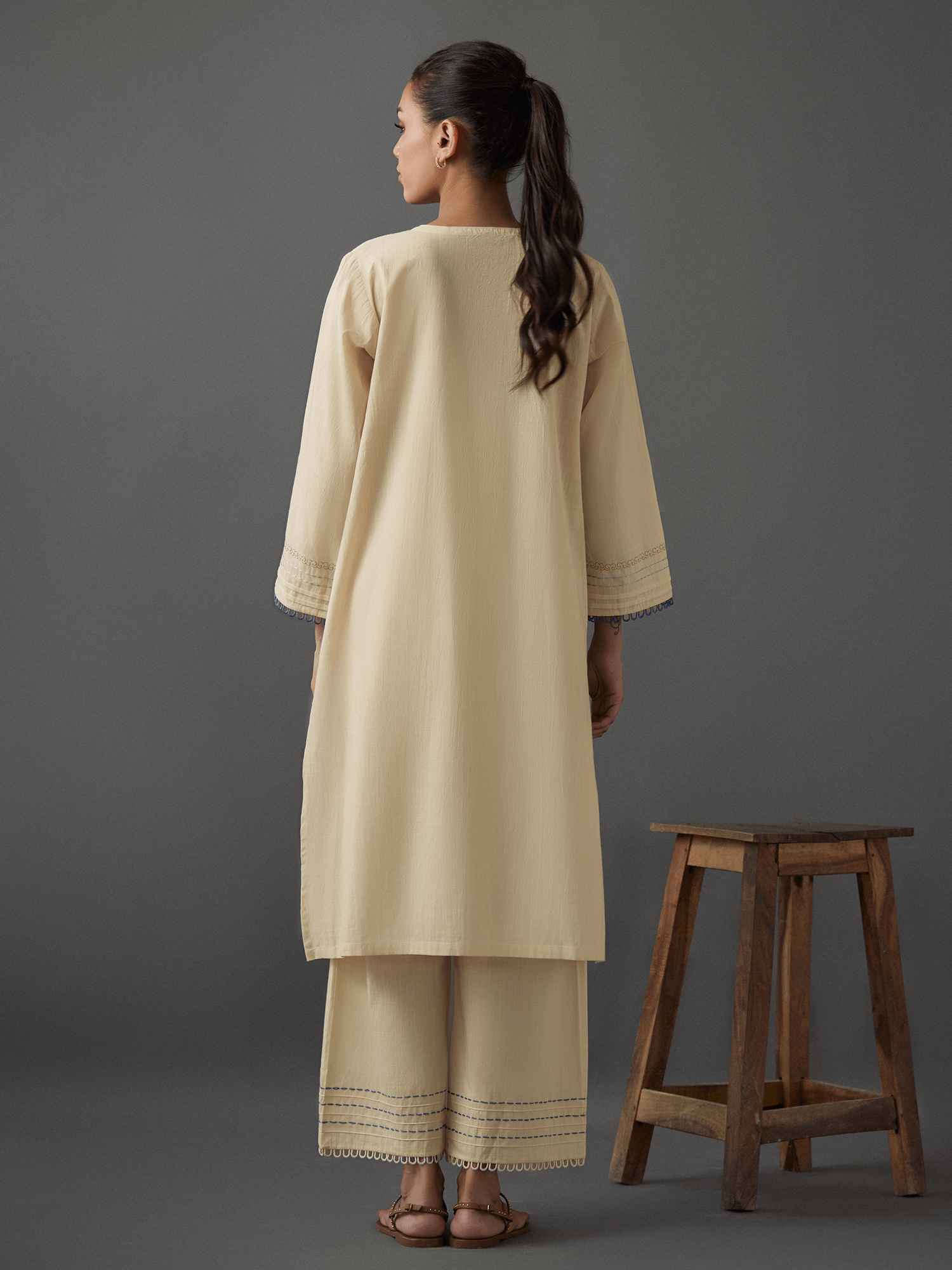 2-Piece Embroidered Set