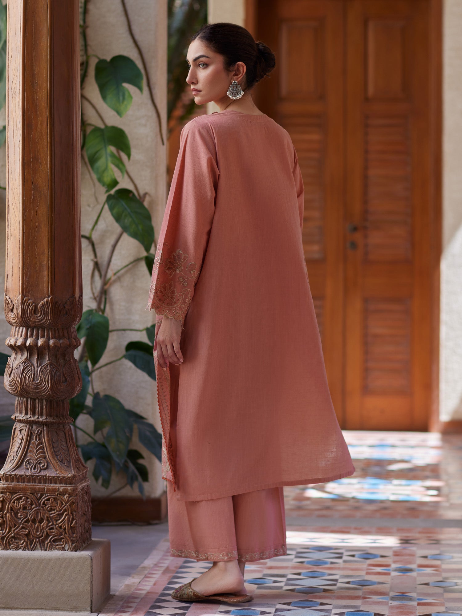 2-Piece Embroidered Set