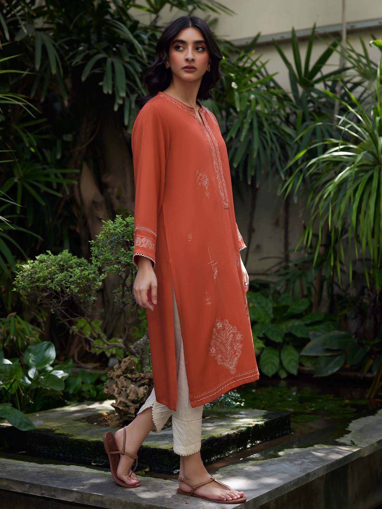 Embroidered Kurta