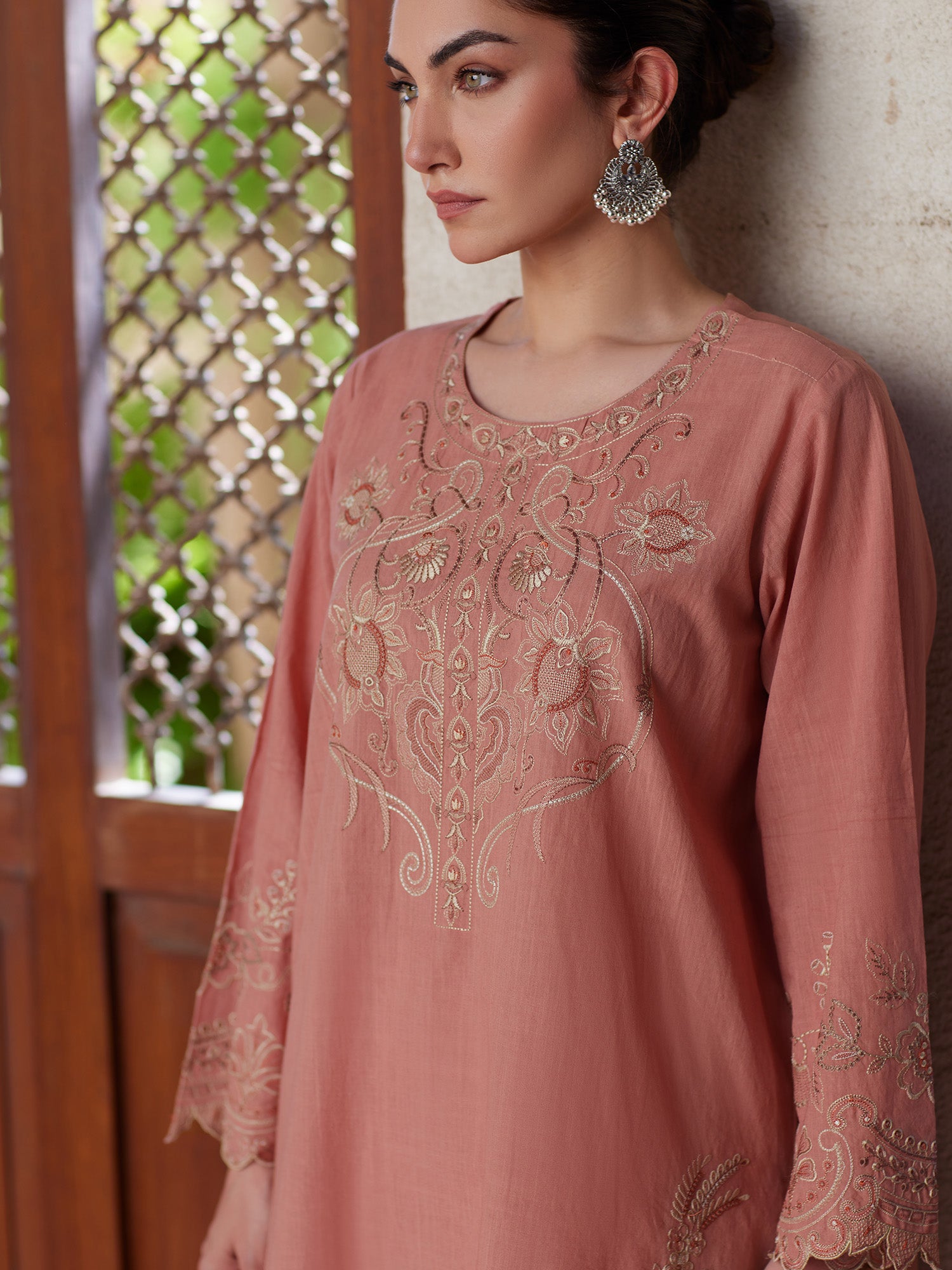 2-Piece Embroidered Set