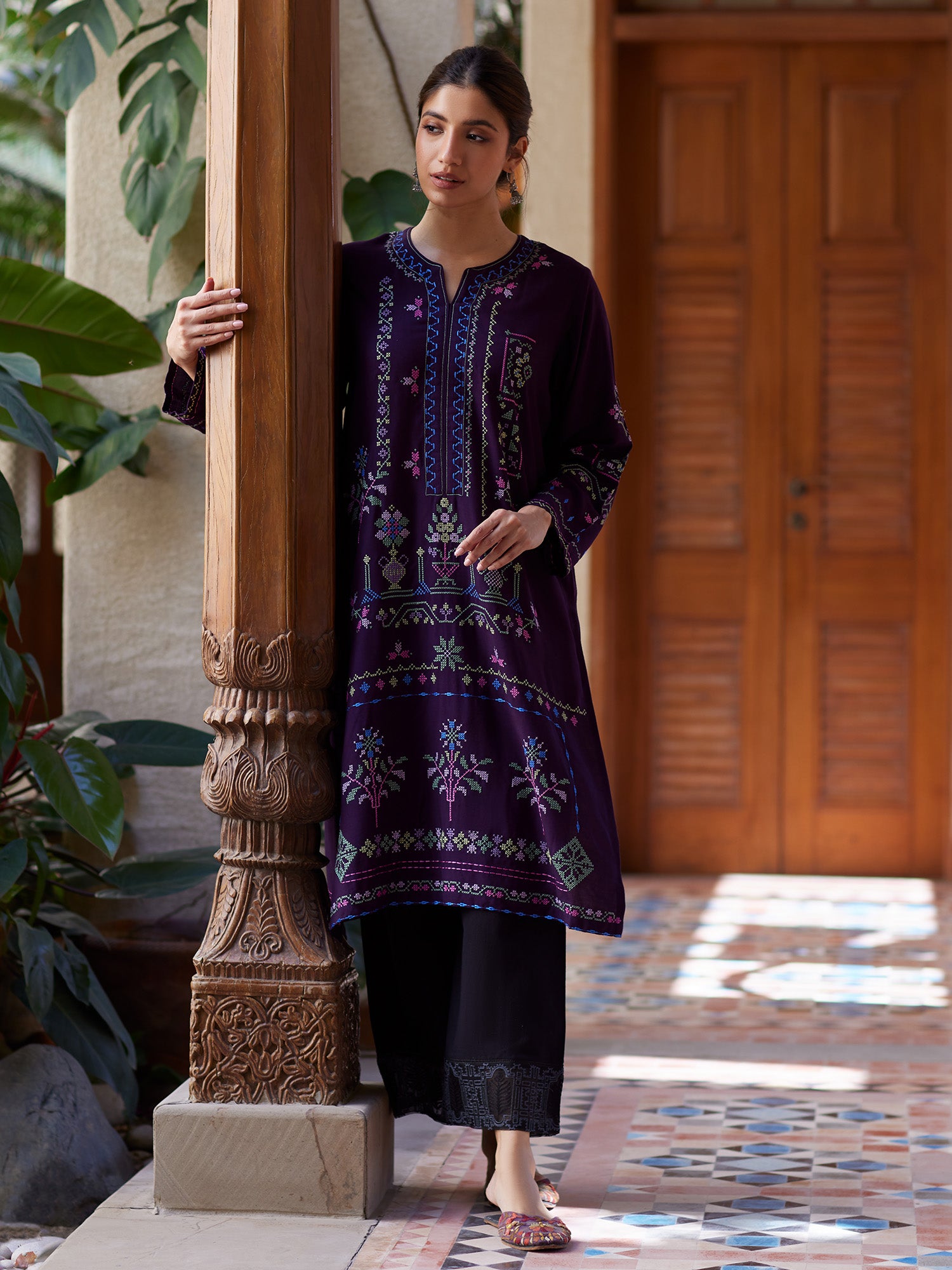 Embroidered Kurta