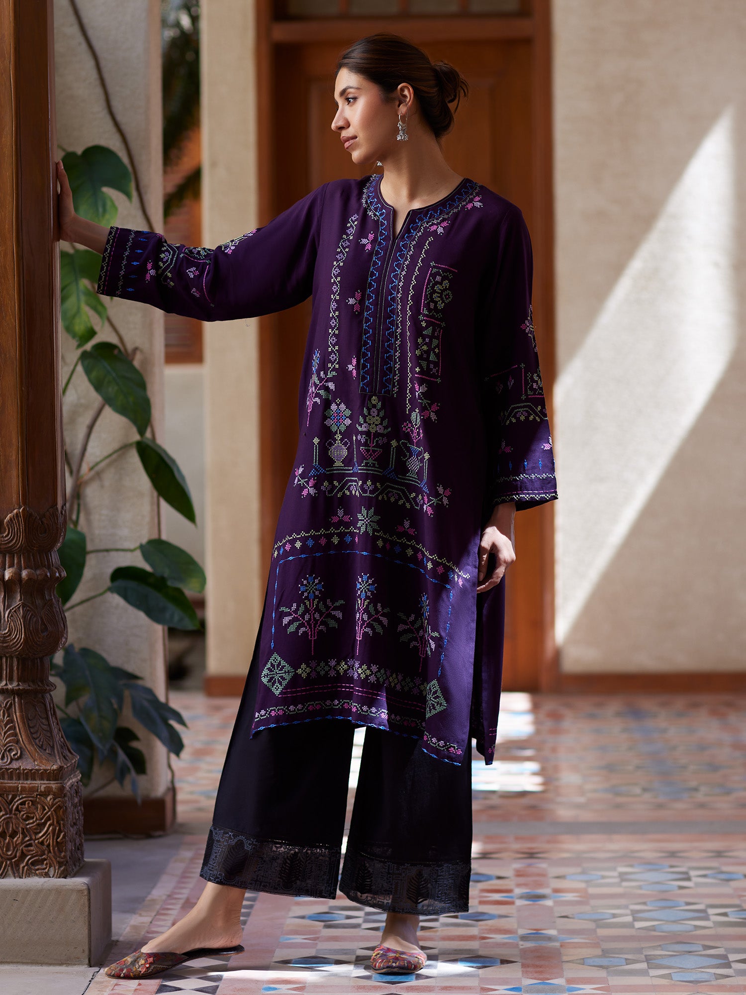 Embroidered Kurta