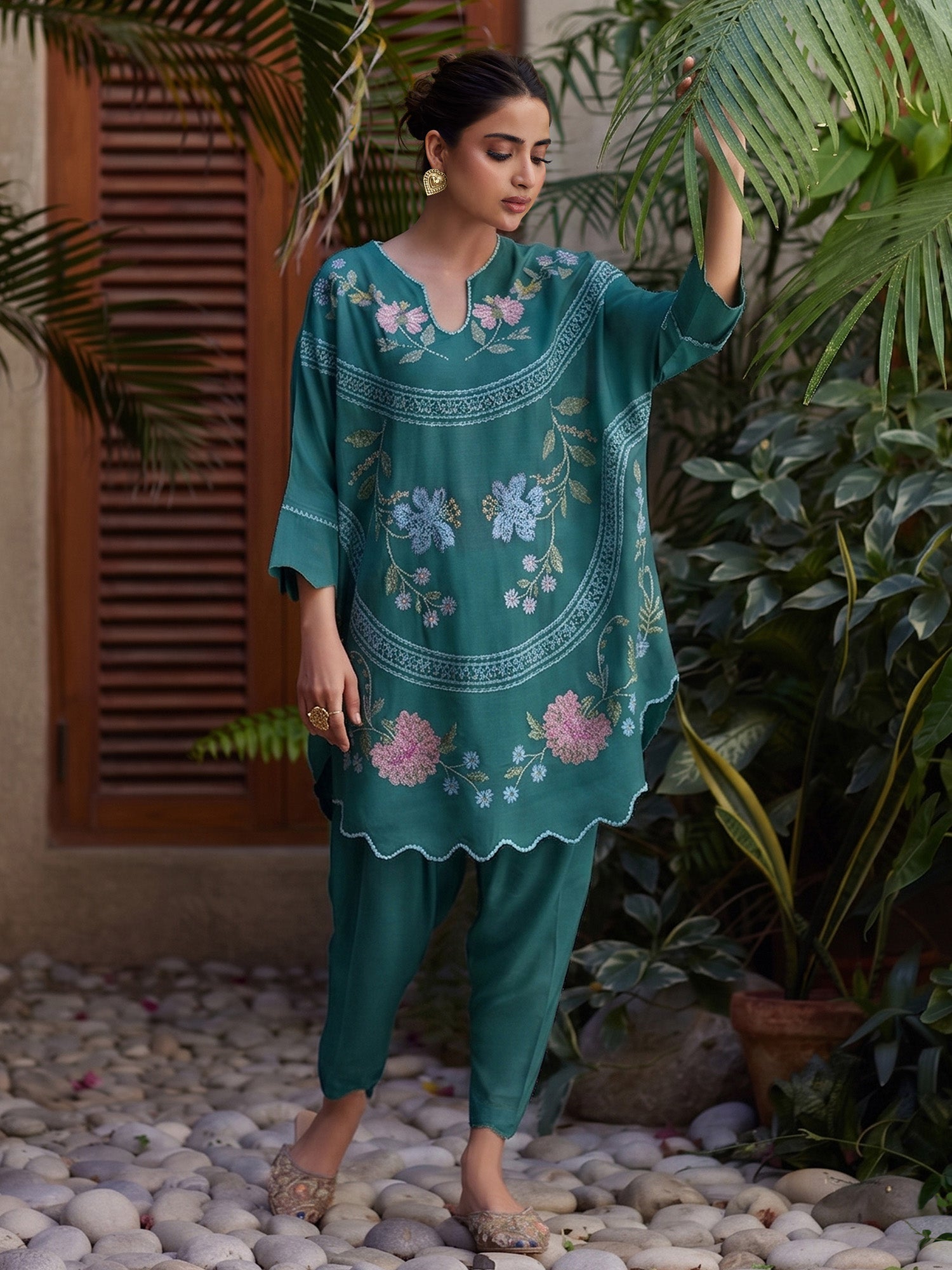 2-Piece Embroidered Set