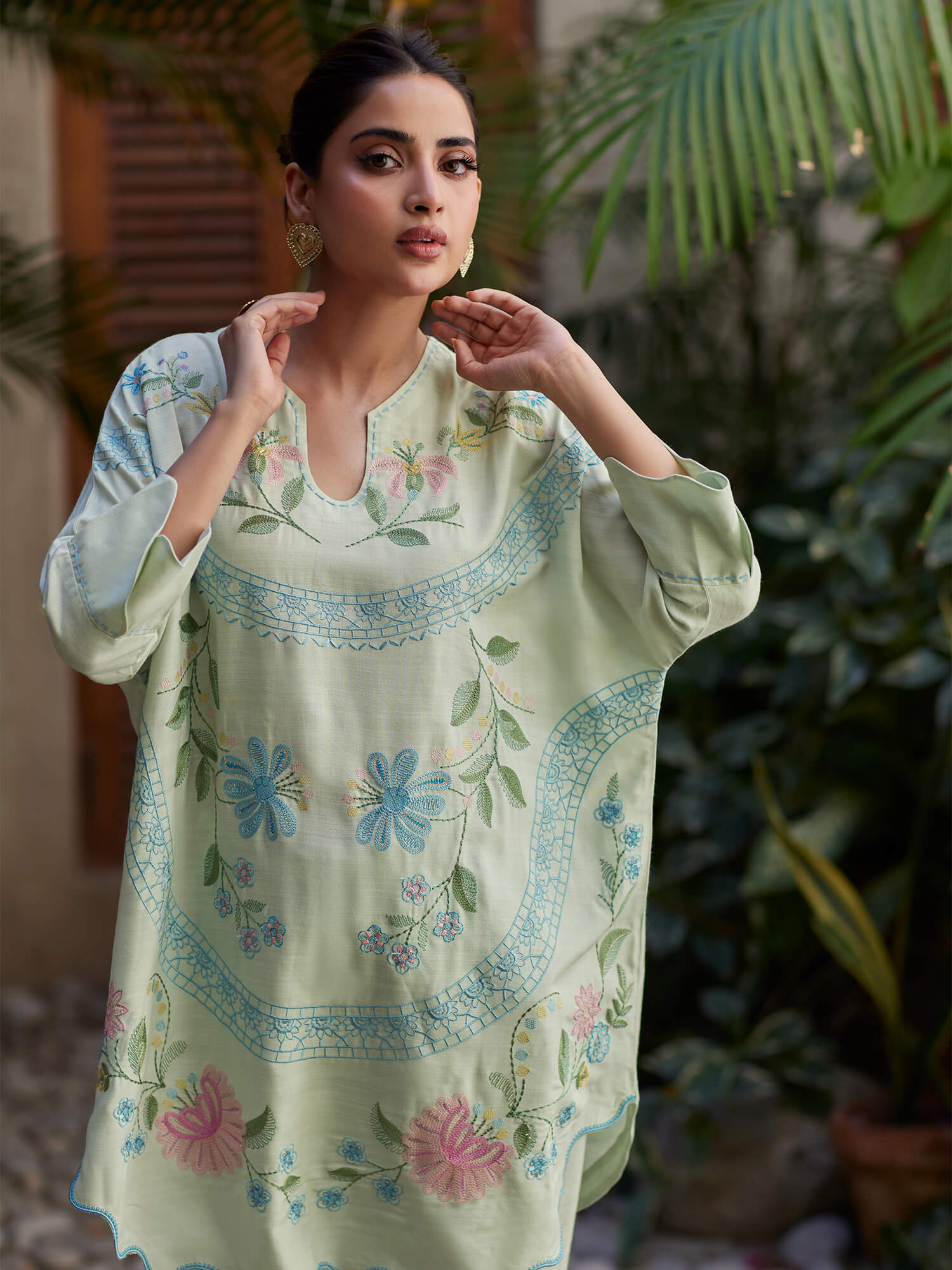 2-Piece Embroidered Set