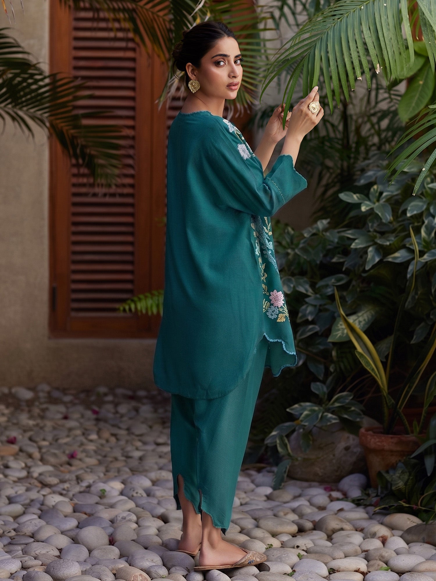 2-Piece Embroidered Set