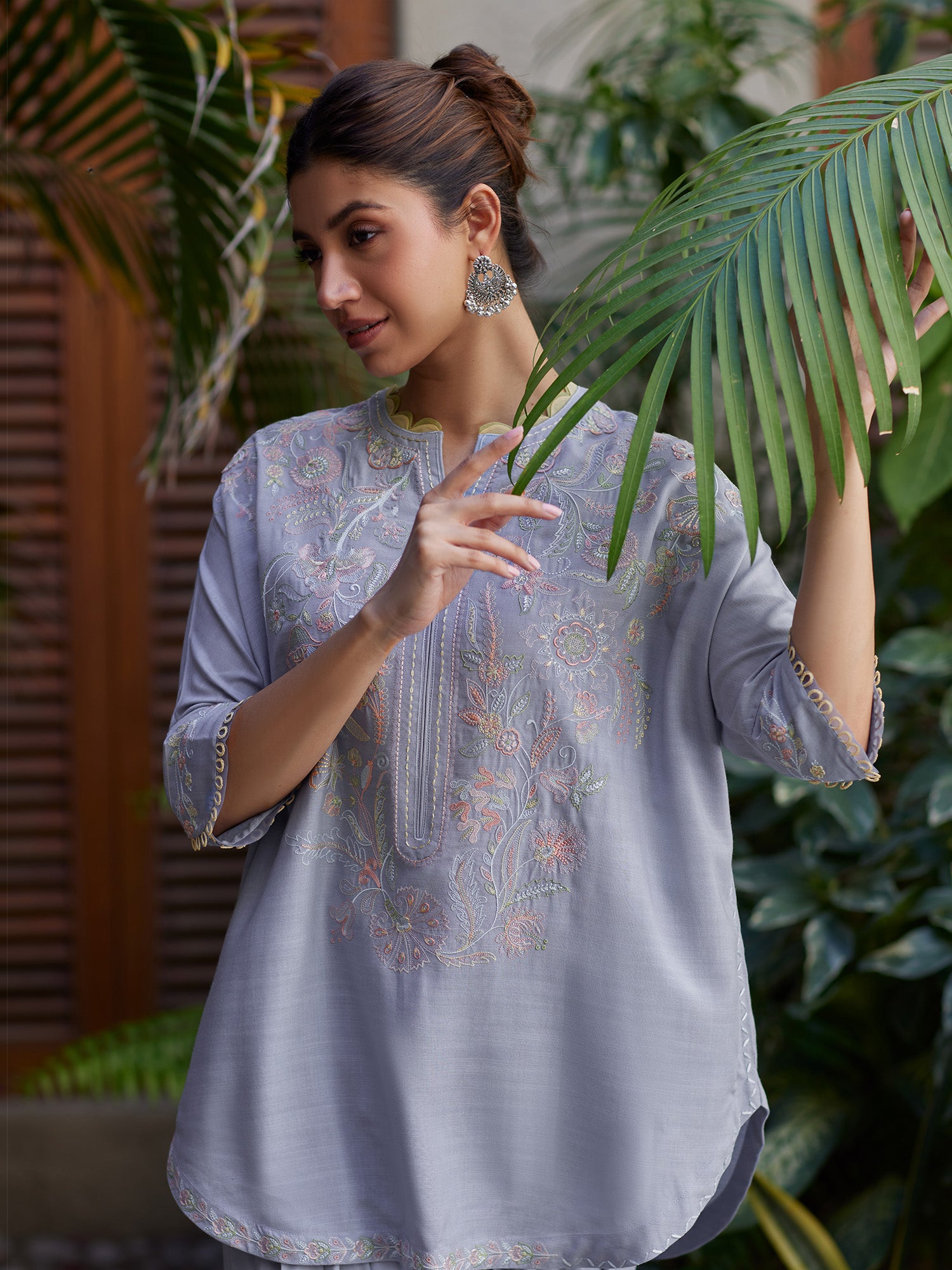 2-Piece Embroidered Set
