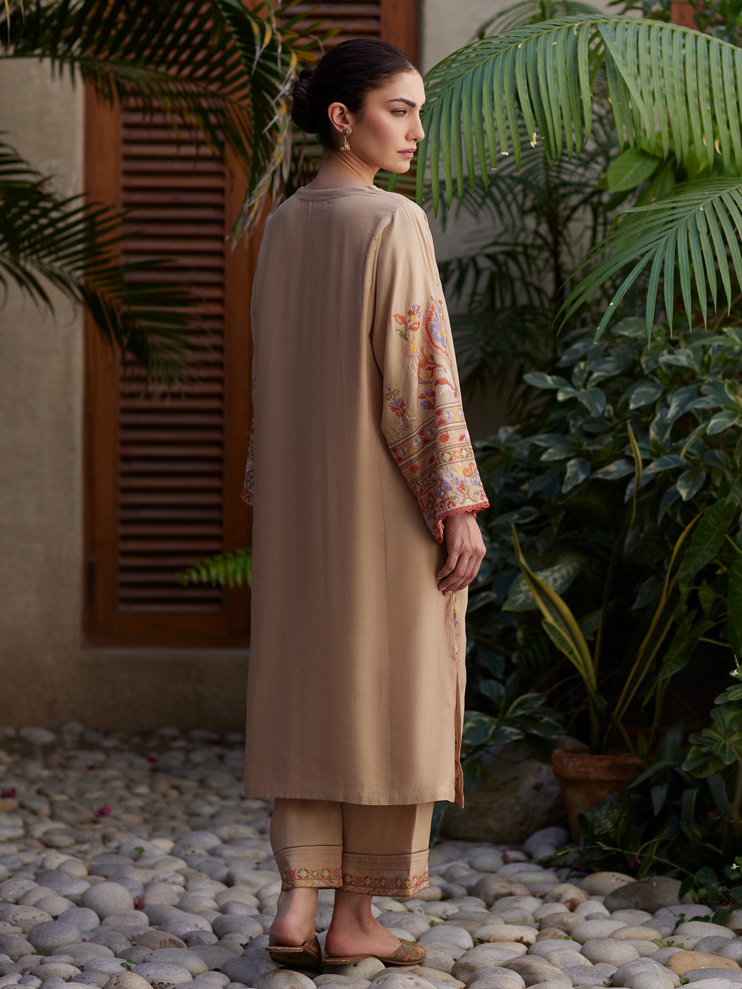 2-Piece Embroidered Set