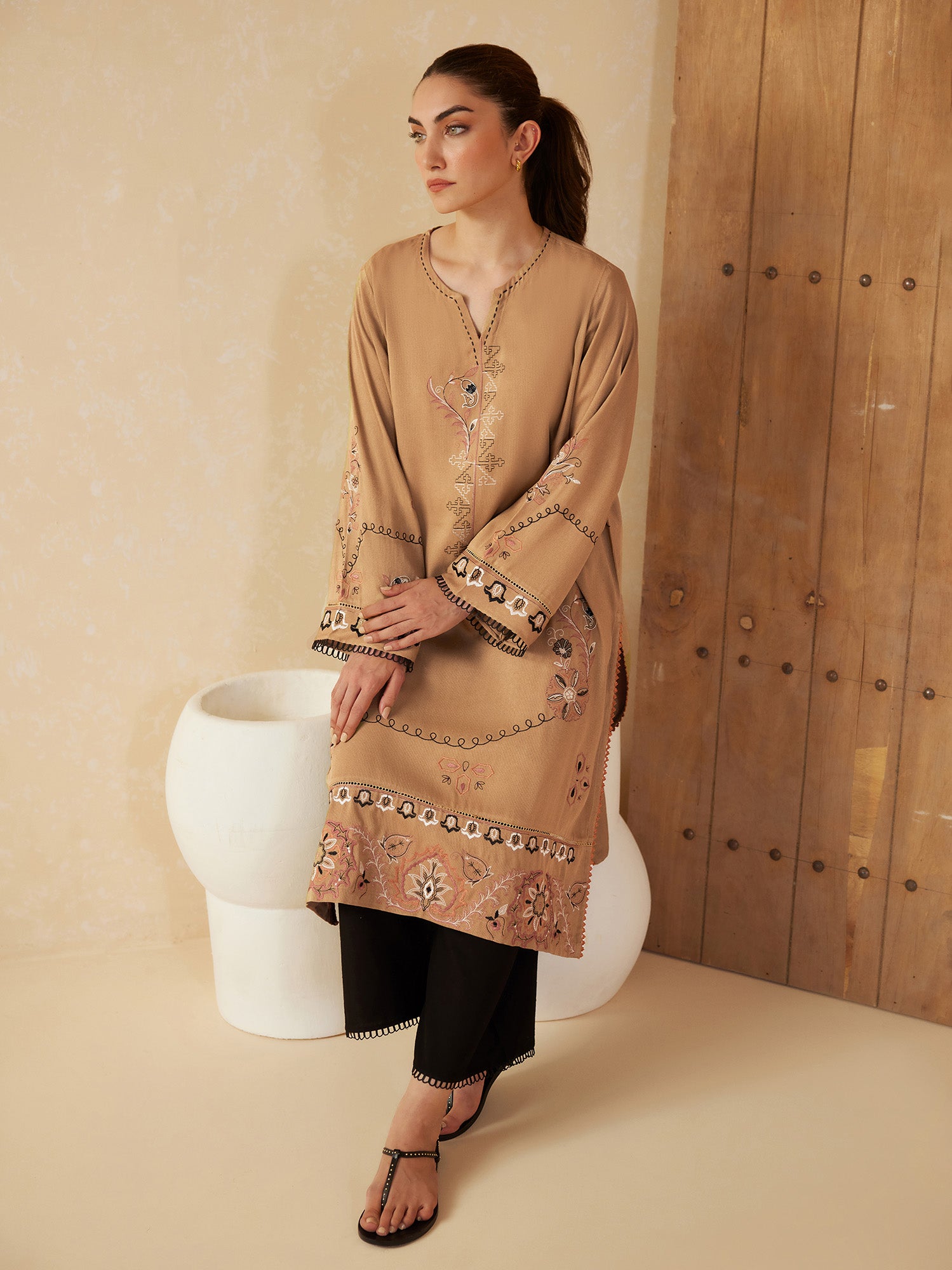 Embroidered Kurta