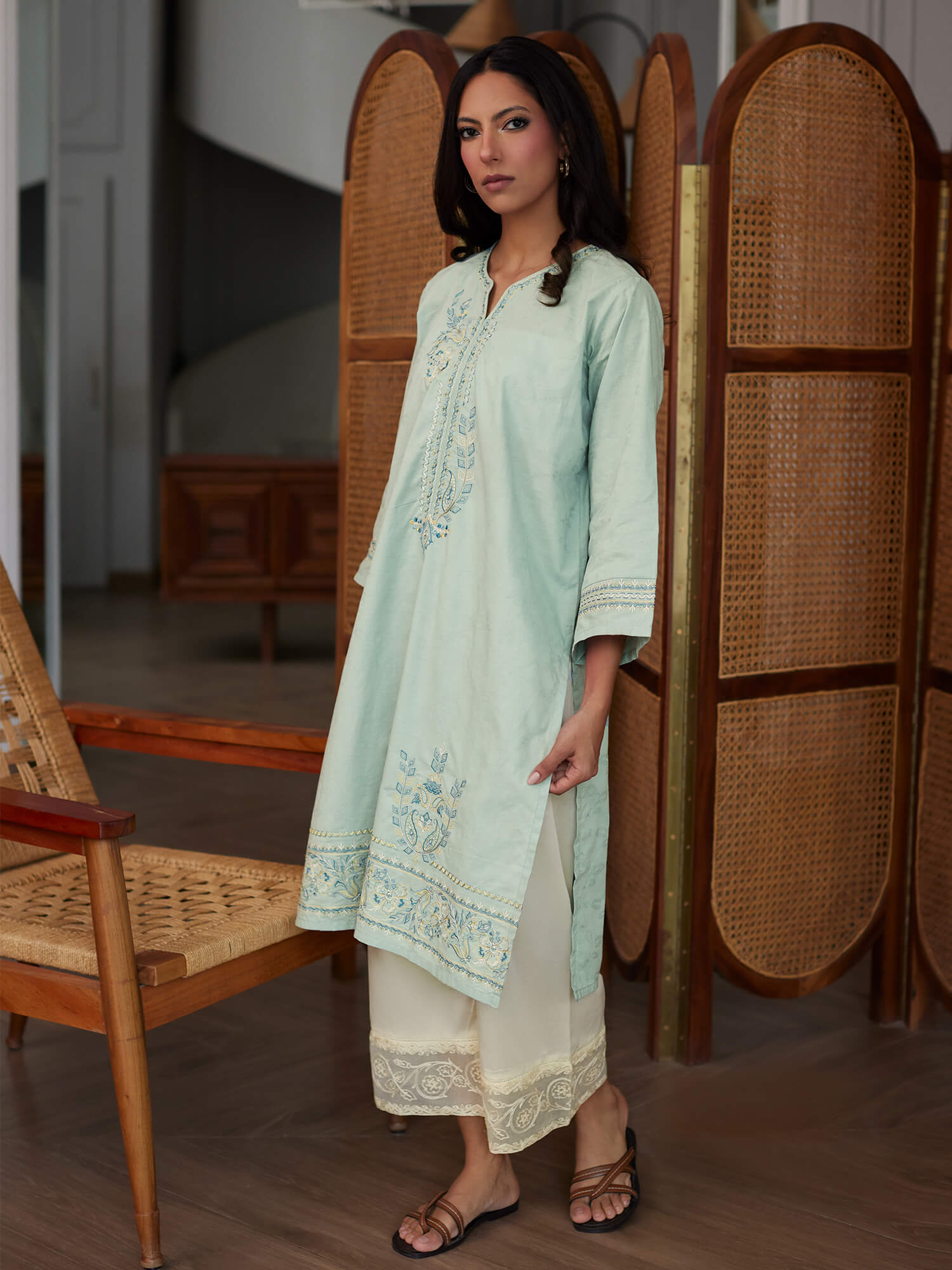 Embroidered Kurta