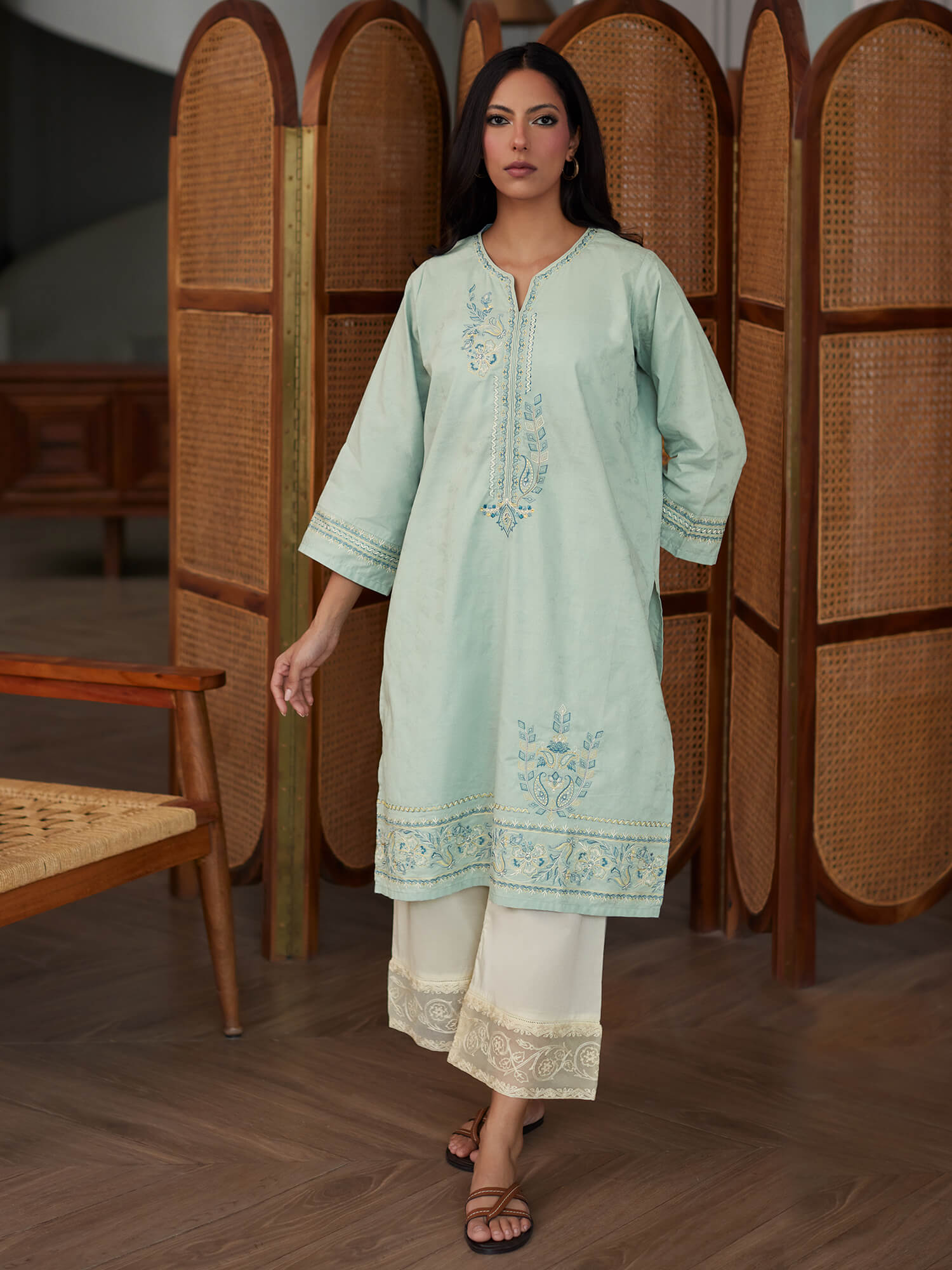Embroidered Kurta