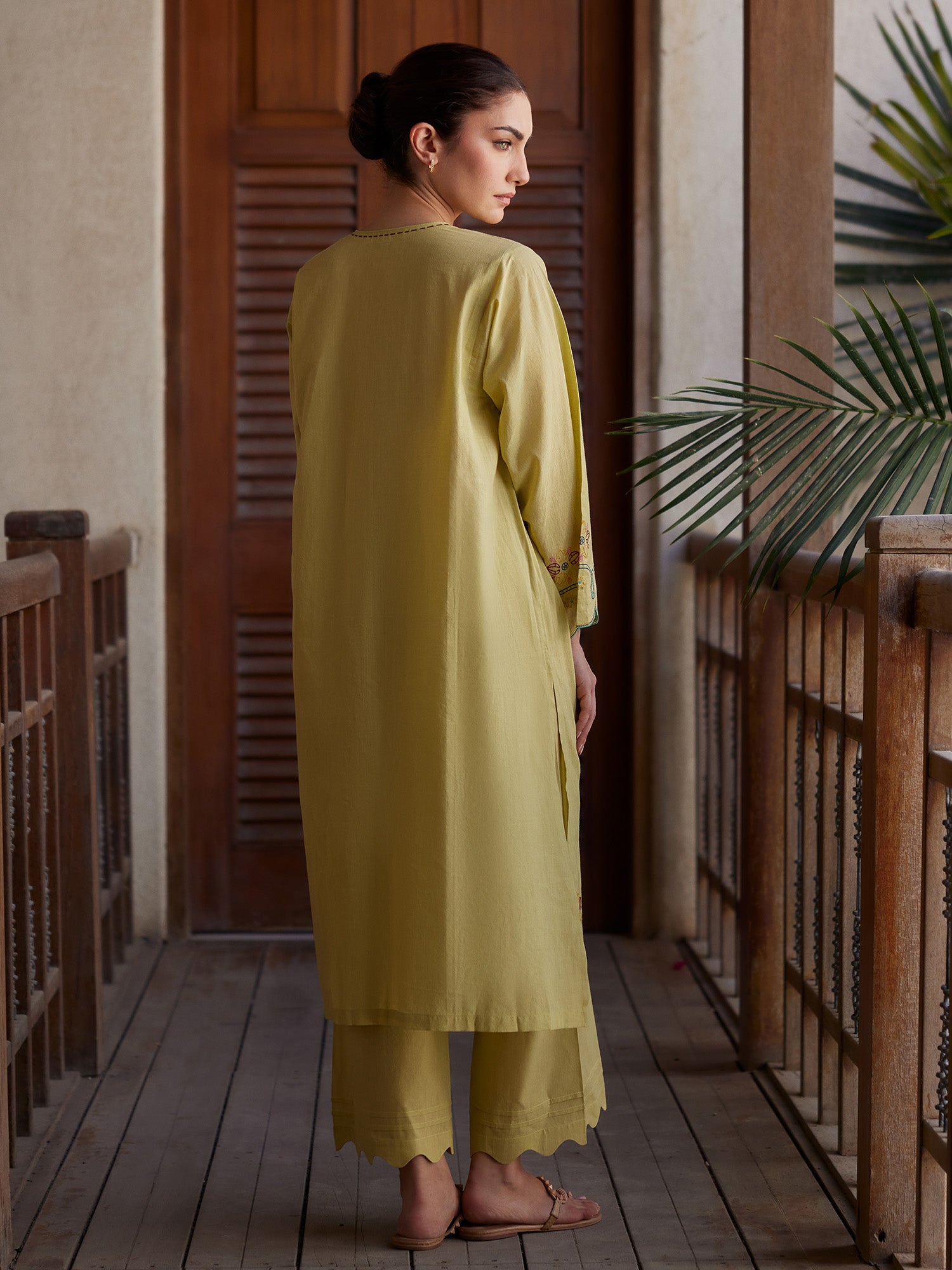2-Piece Embroidered Set