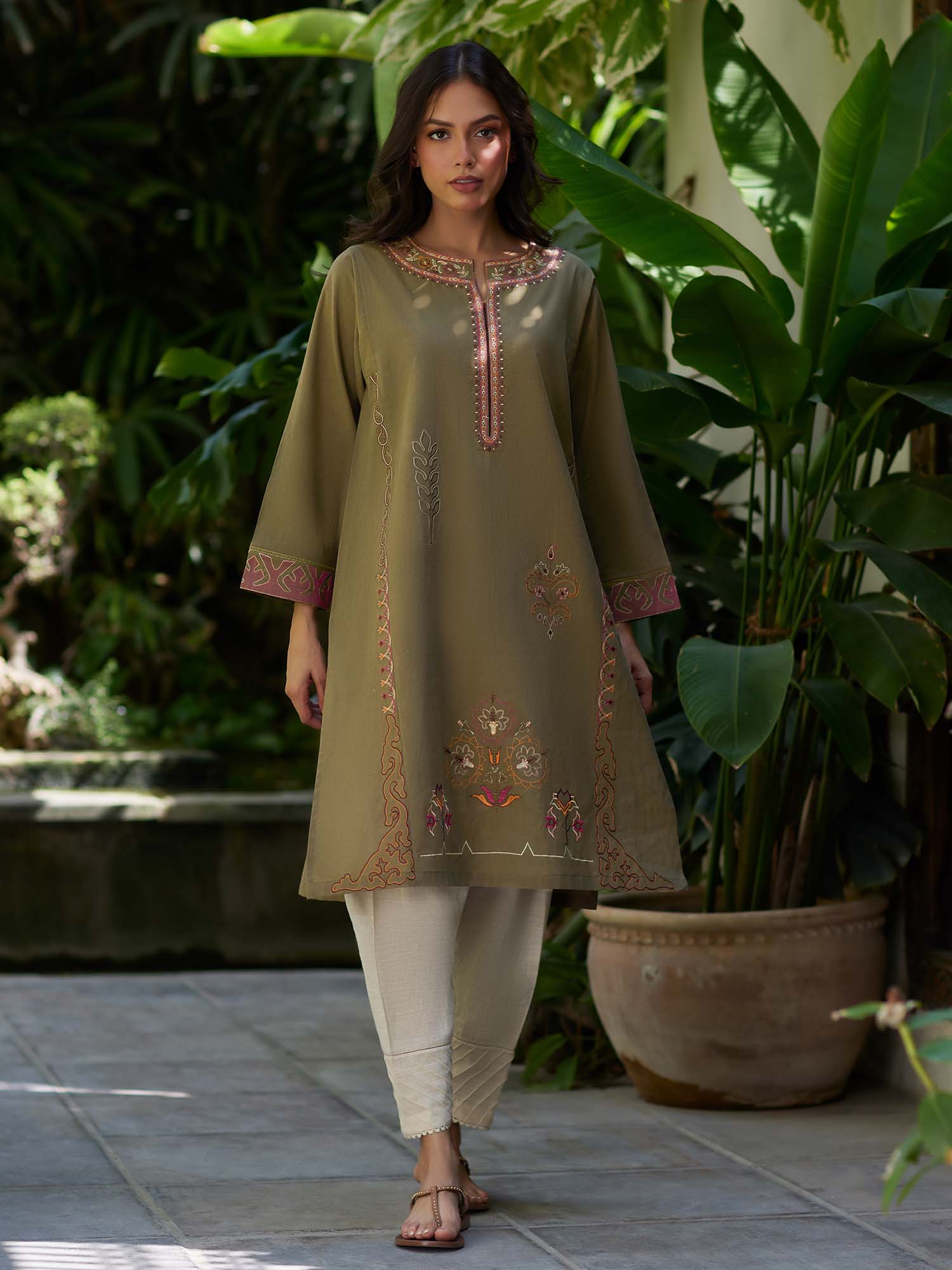 Embroidered Kurta