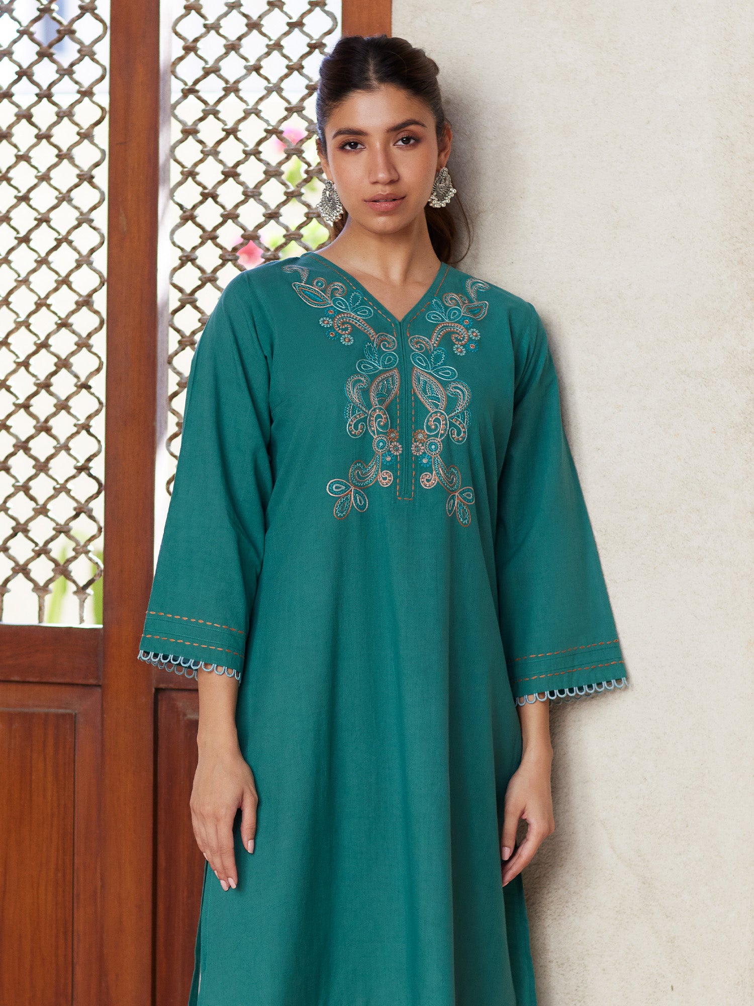 Embroidered Kurta
